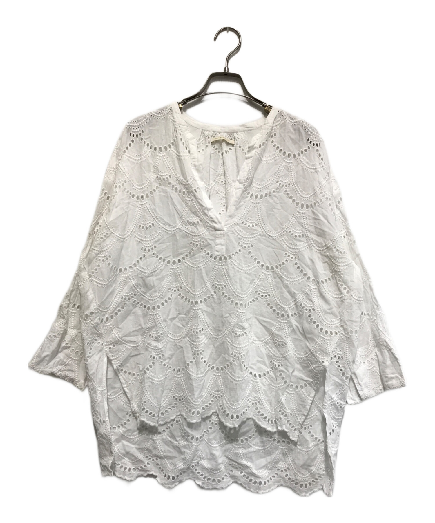中古・古着通販】ne quittez pas (ヌキテパ) COTTON VOILE DOT HEMLA