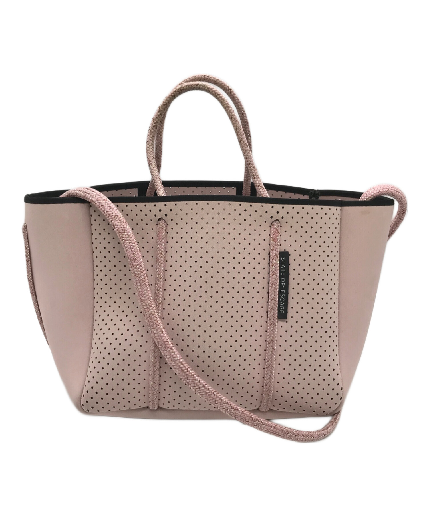 STATE OF ESCAPE トートバッグ - オレンジ系 【古着】【中古】（中古  