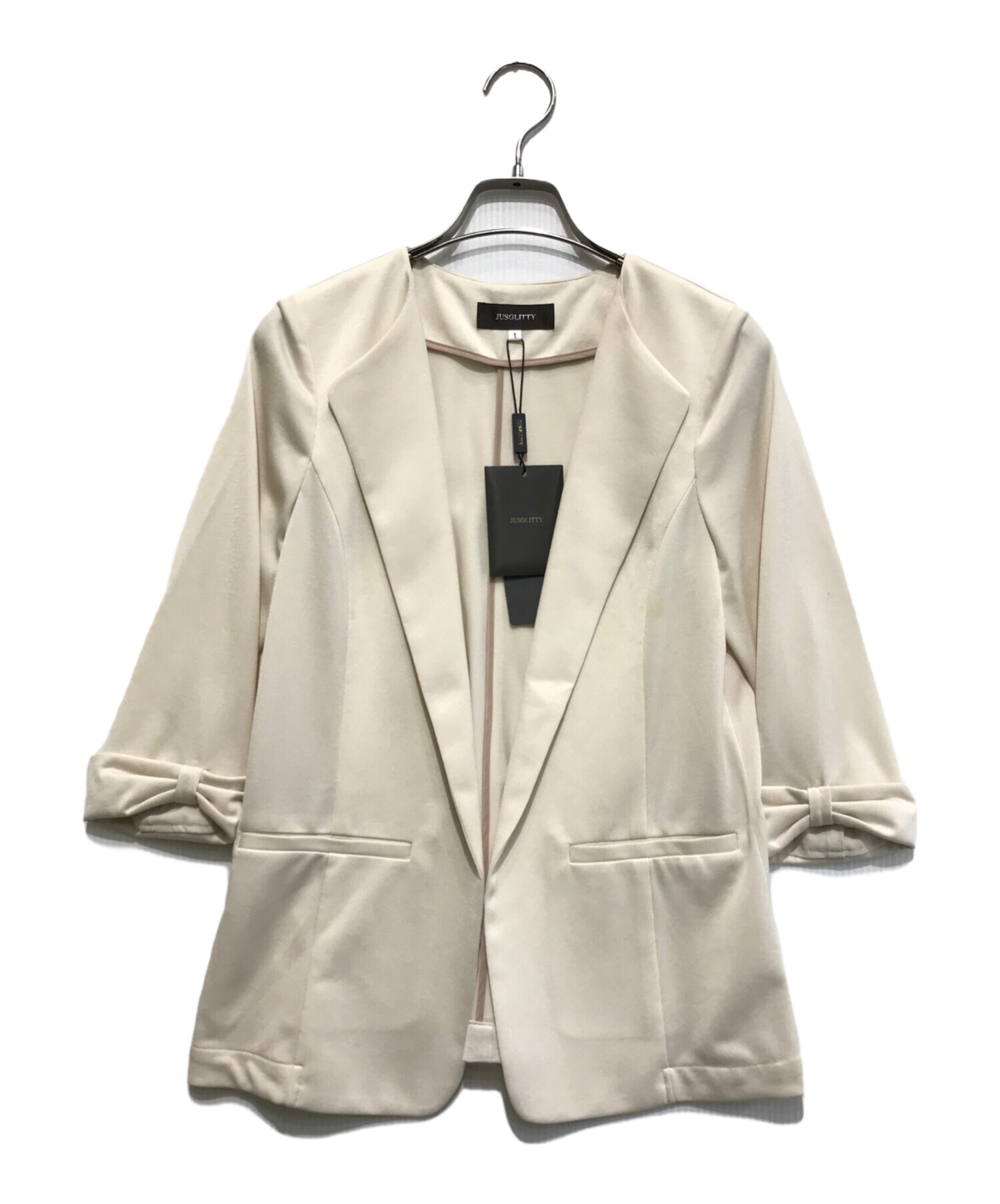 中古・古着通販】JUSGLITTY (ジャスグリッティー) ノーカラー  