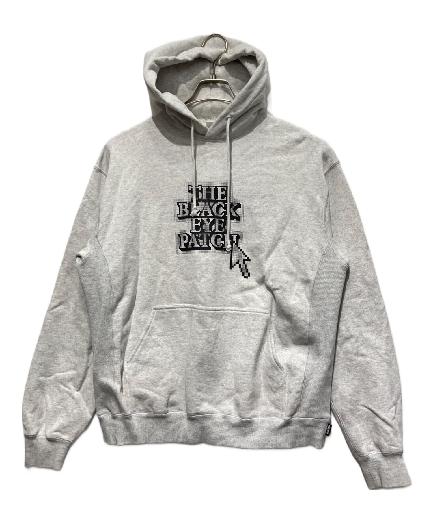 Black Eye Patch HWL LABEL HOODIE グレー XL HWC LABEL HOODIE