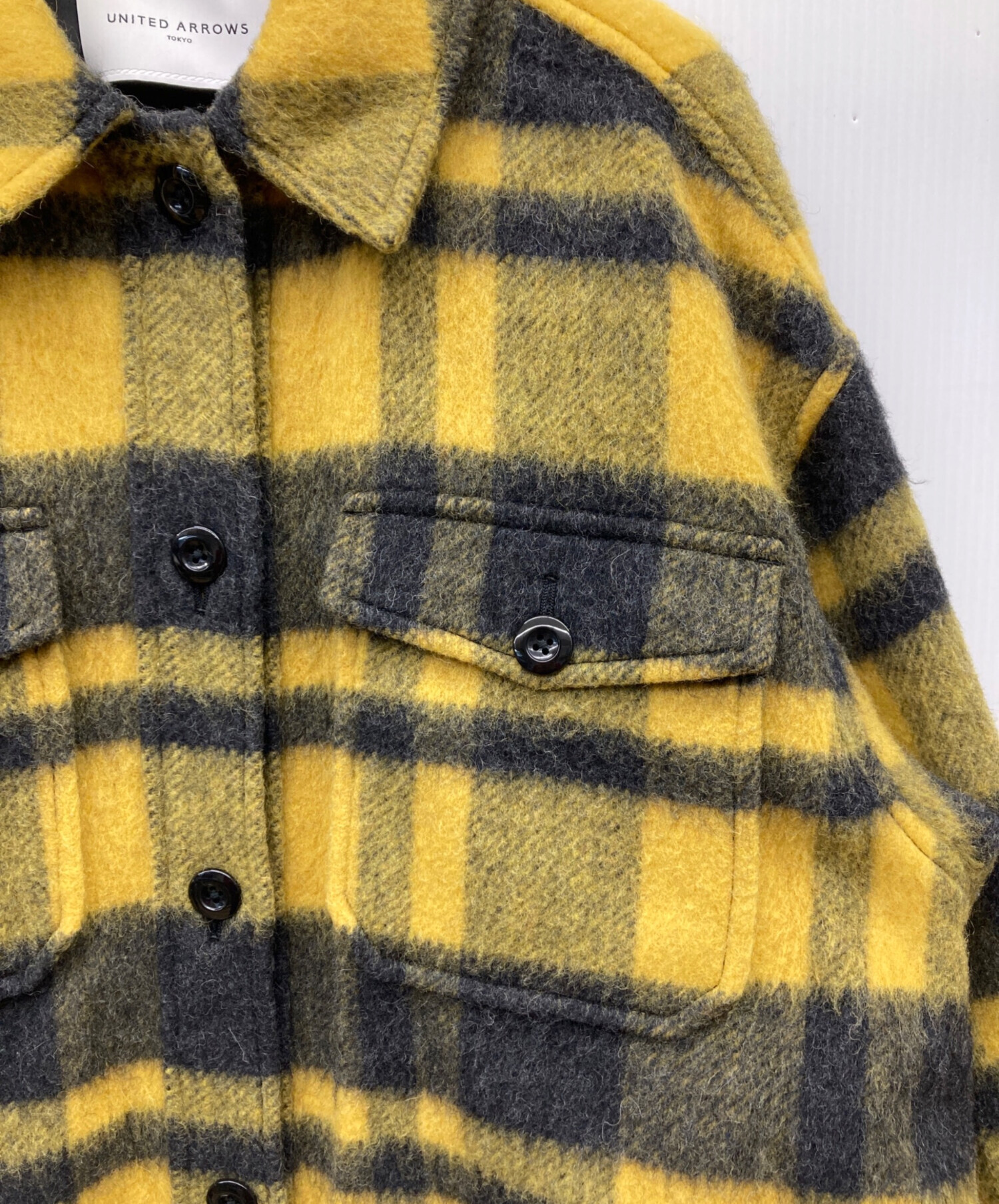 UNITED ARROWS チェック シャギー コート SAITOのスタッフボイス