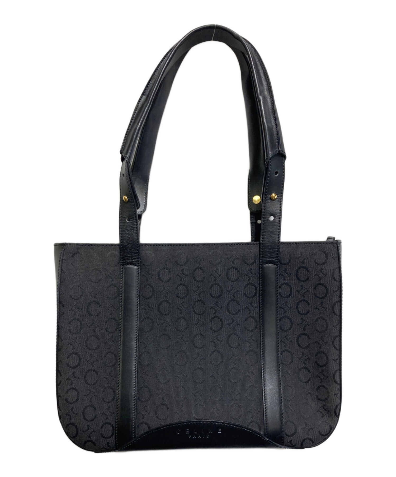 CELINE トートバッグ 黒 マカダム柄 【公式通販】