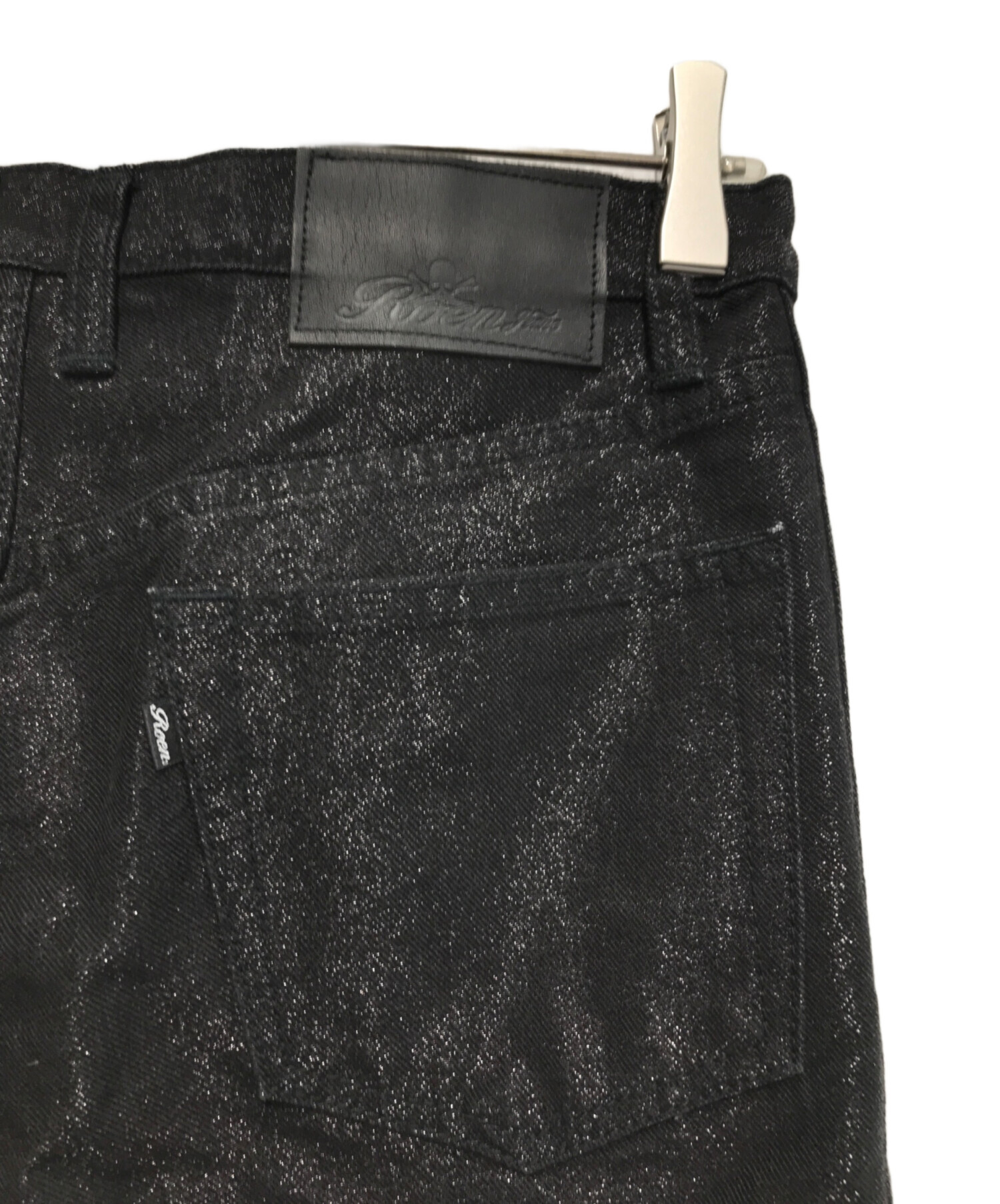 中古・古着通販】roen jeans (ロエンジーンズ) スカルラインストーン 