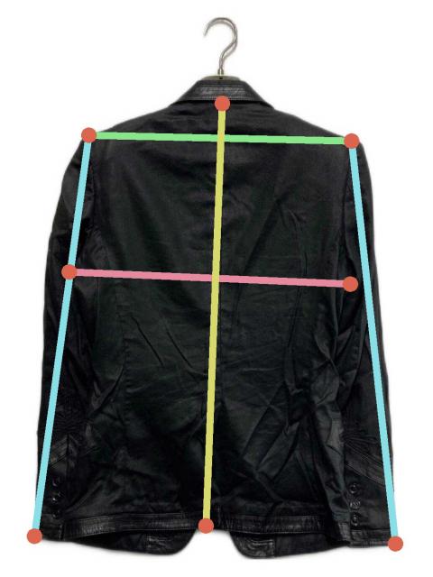 中古・古着通販】Roen (ロエン) テーラードジャケット ブラック サイズ