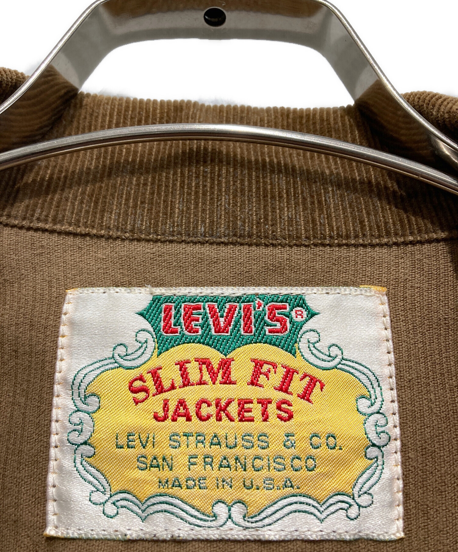 Levi's ブラウン コーデュロイジャケット ヴィンテージ 70's Levi's Western Wear Corduroy Tailored Jacket 42