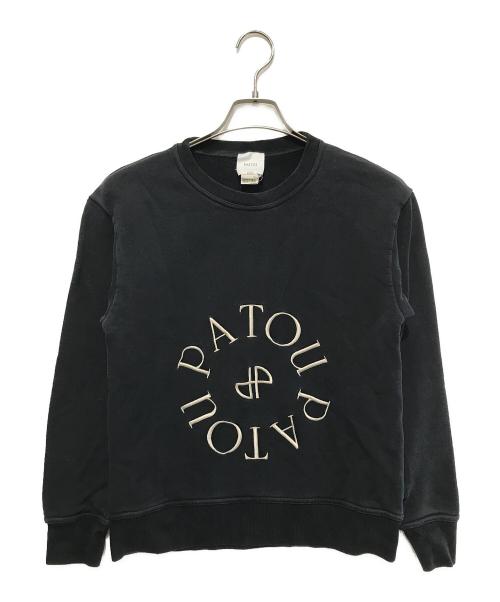 中古・古着通販】patou (パトゥ) 刺繍ロゴスウェット ネイビー サイズ