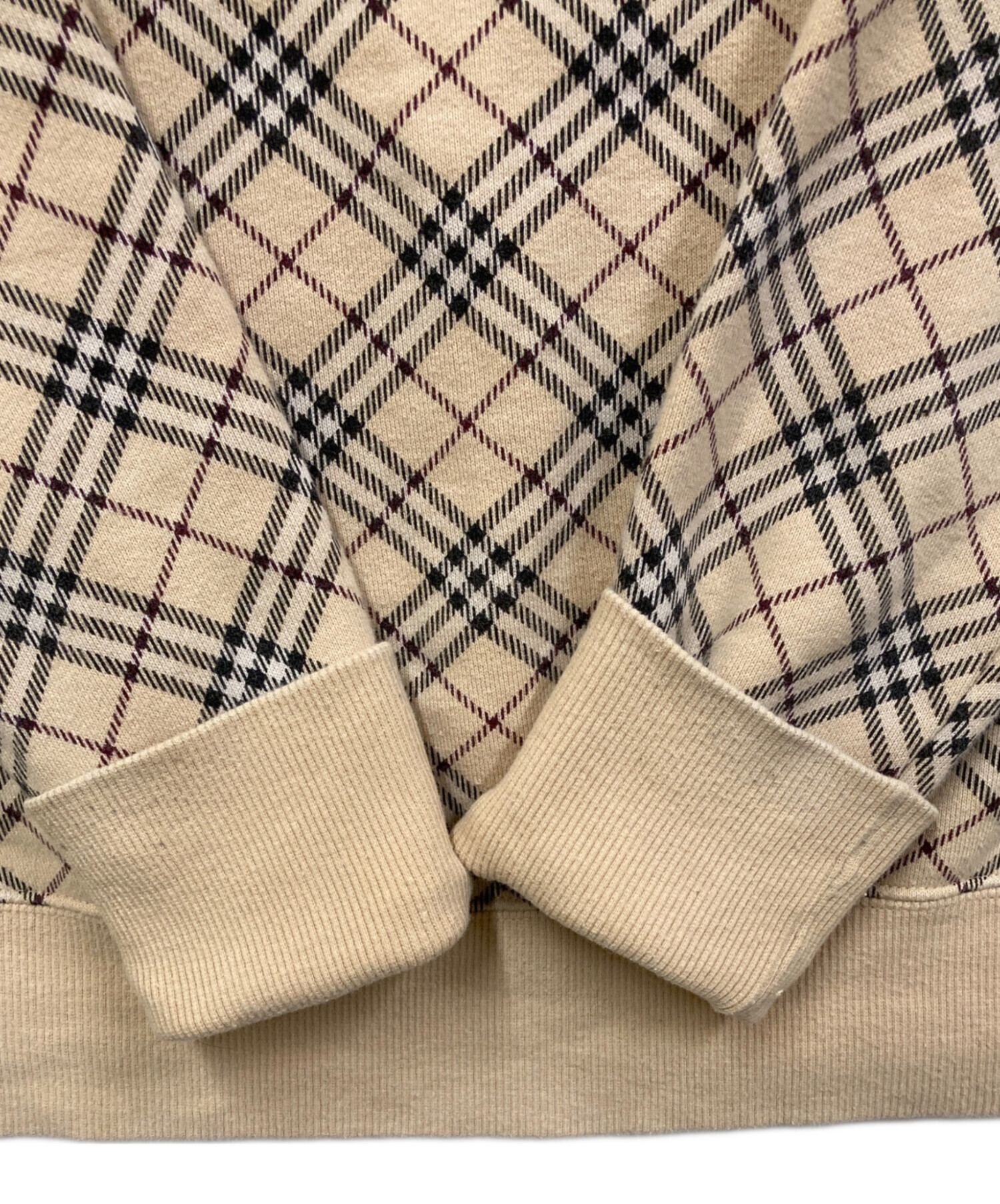 BURBERRY バーバリー ブルーレーベル　スウェット　ノバチェック BURBERRY バーバリー ブルーレーベル スウェット ノバチェック