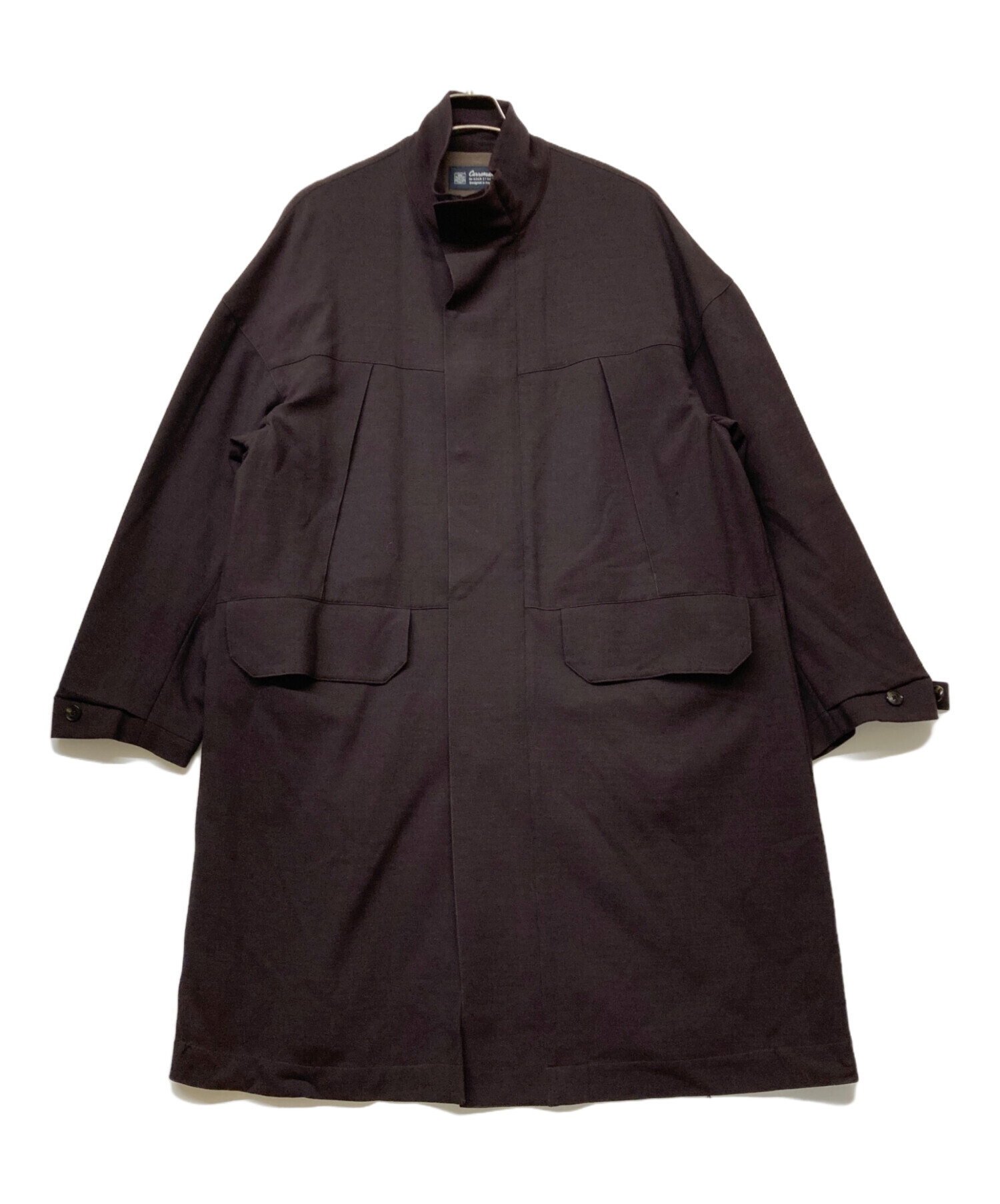 ADAM ET ROPEハイネックロングコート 中古・古着通販】Adam et Rope (アダム エ ロペ) Carreman ハイネック