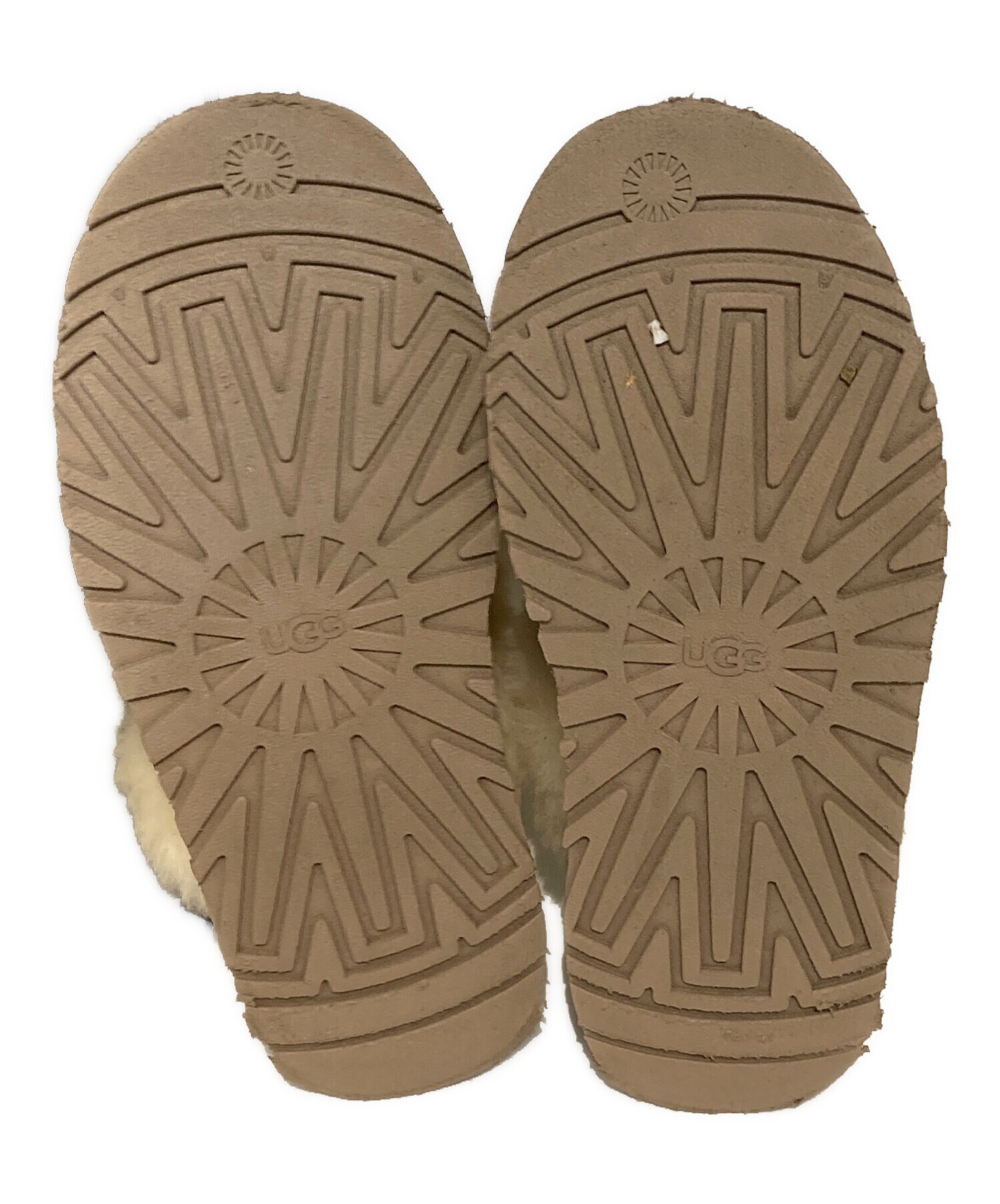 中古・古着通販】UGG (アグ) ムートンファーサンダル ベージュ サイズ