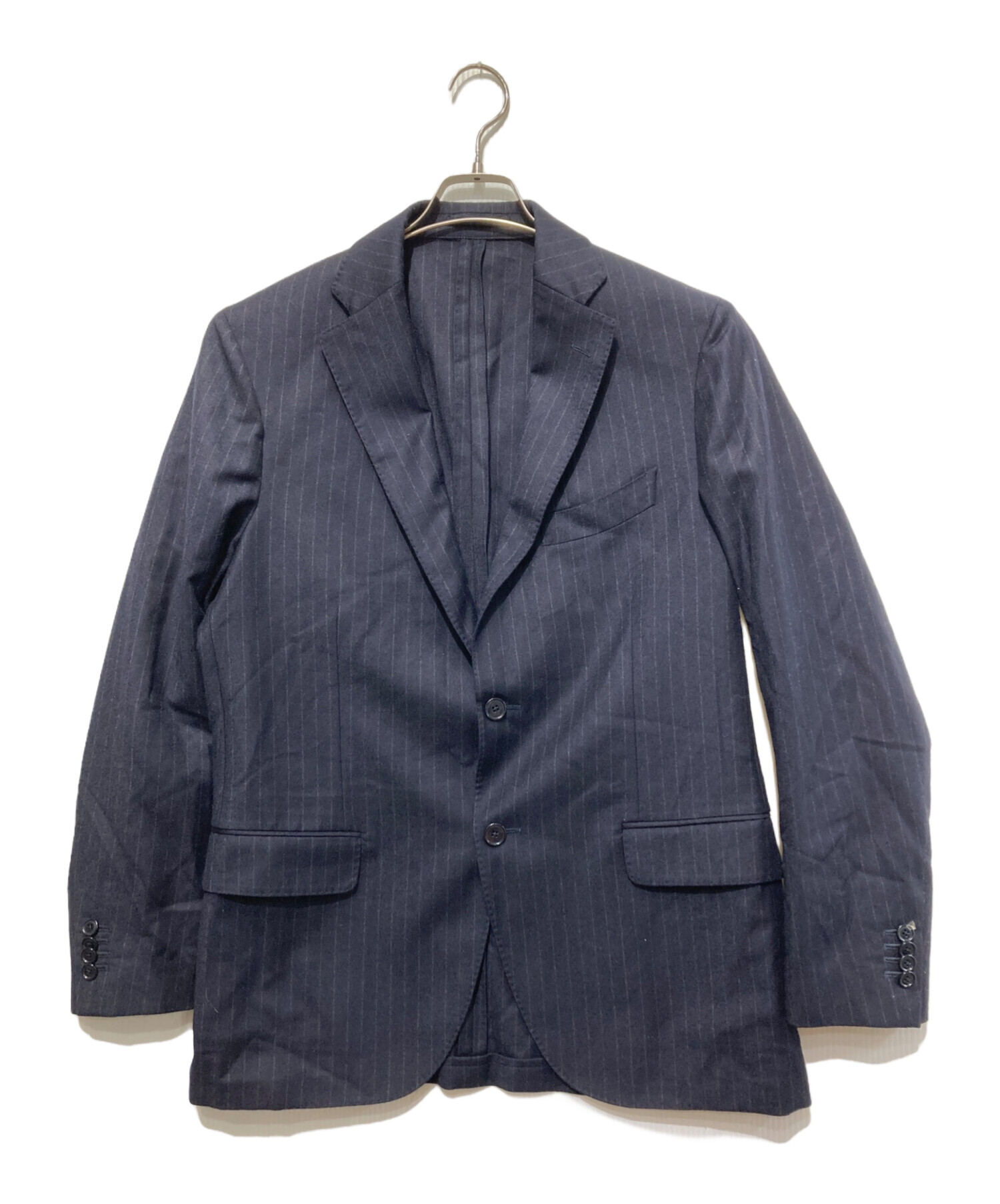 激安スーパー LARDINI ネイビースーツ ウール セットアップ サイズ50