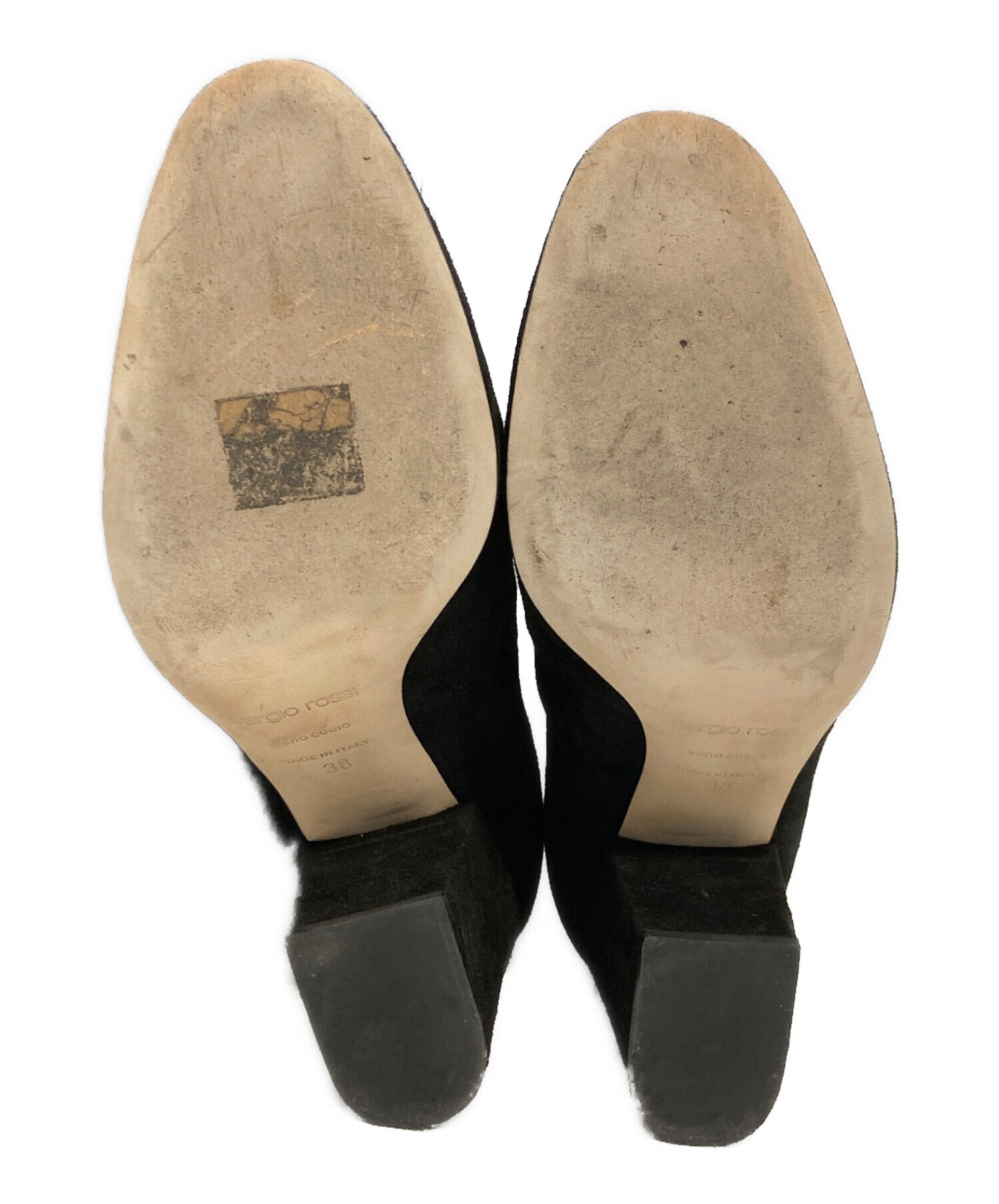 中古・古着通販】sergio rossi (セルジオロッシ) スウェードヒール