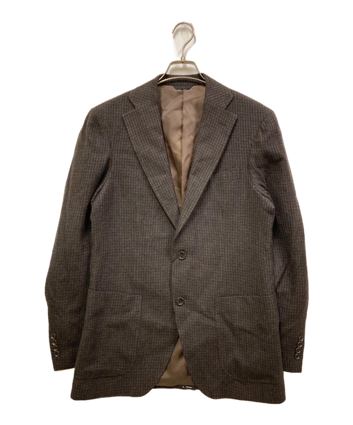 D'URBAN ダーバン セットアップ スーツ シルク ストライプ 90A4