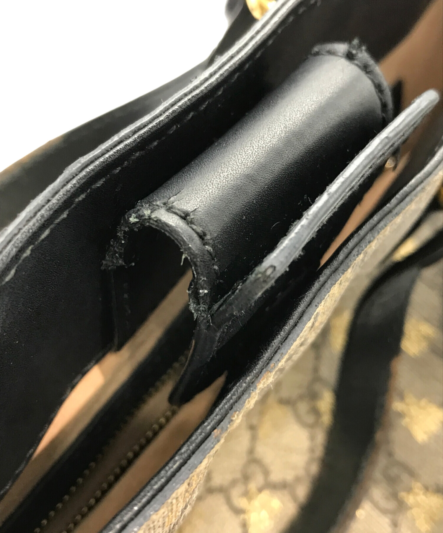 中古・古着通販】GUCCI (グッチ) 蜂モノグラムハンドバッグ｜ブランド