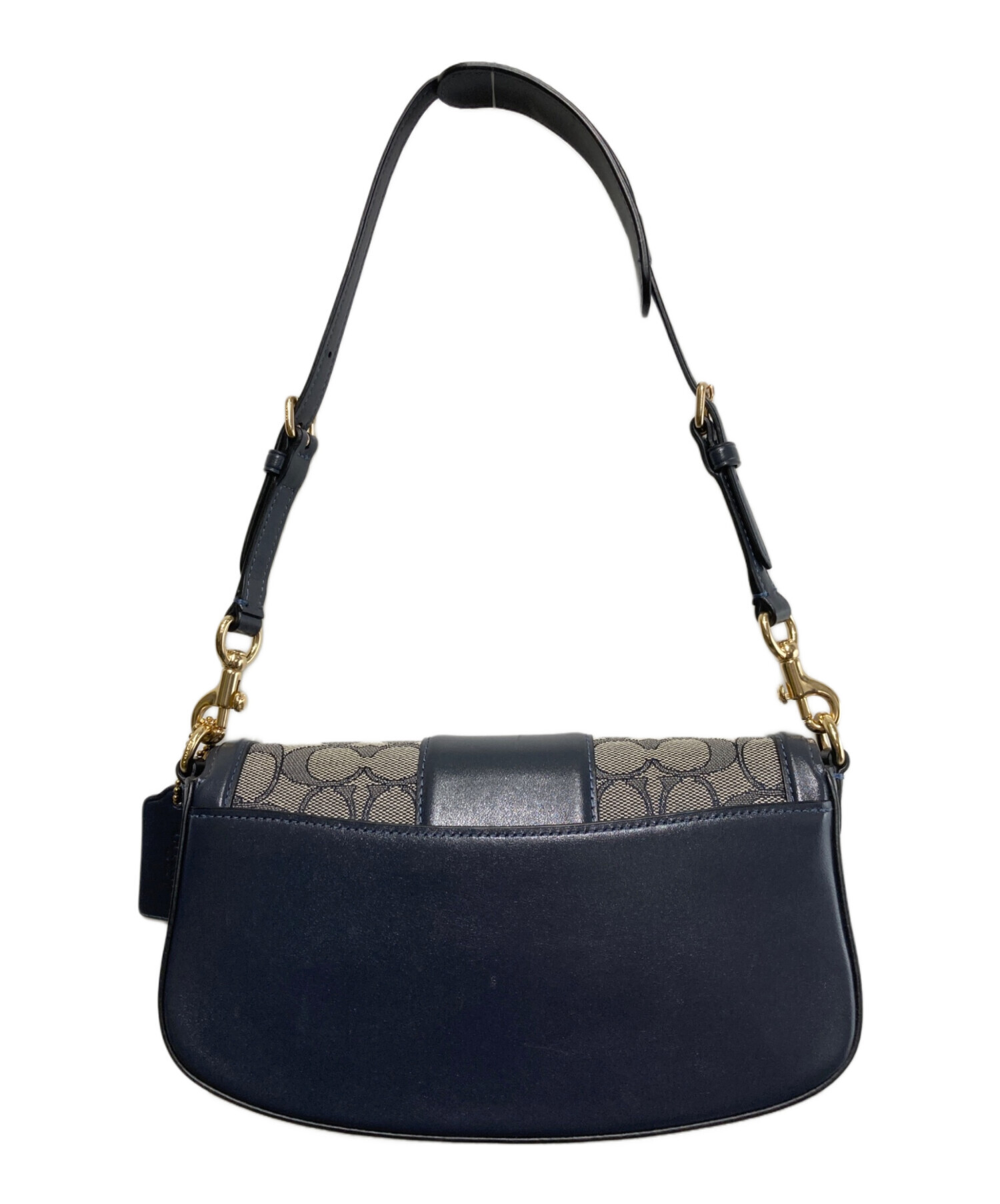 中古・古着通販】COACH (コーチ) ワンショルダーバッグ グレー 