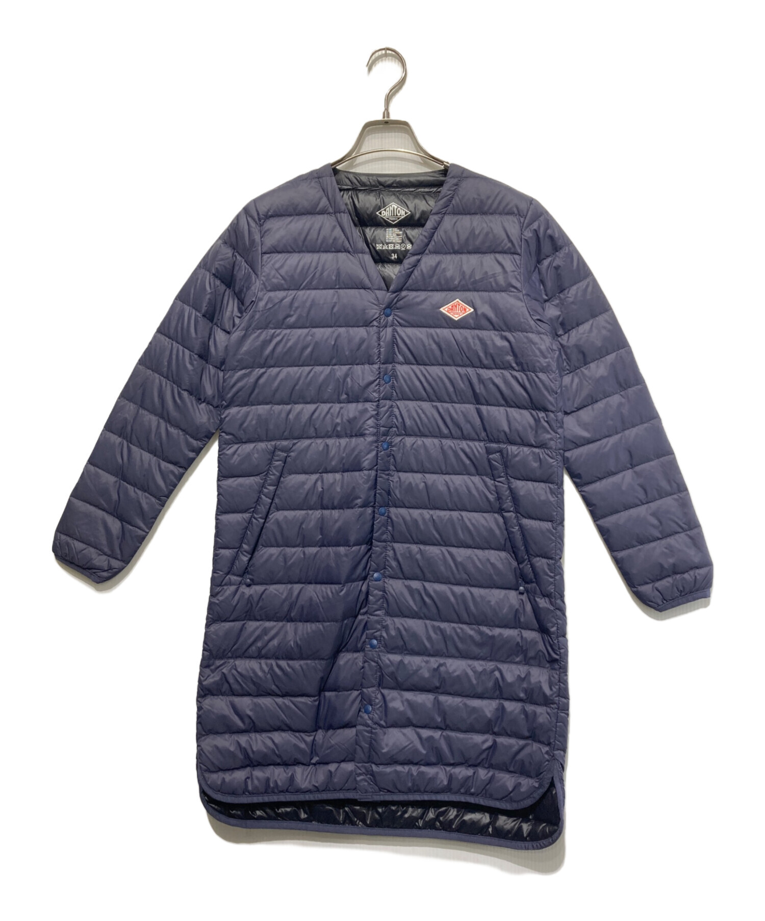 中古・古着通販】DANTON (ダントン) ダウンコート ネイビー サイズ:34