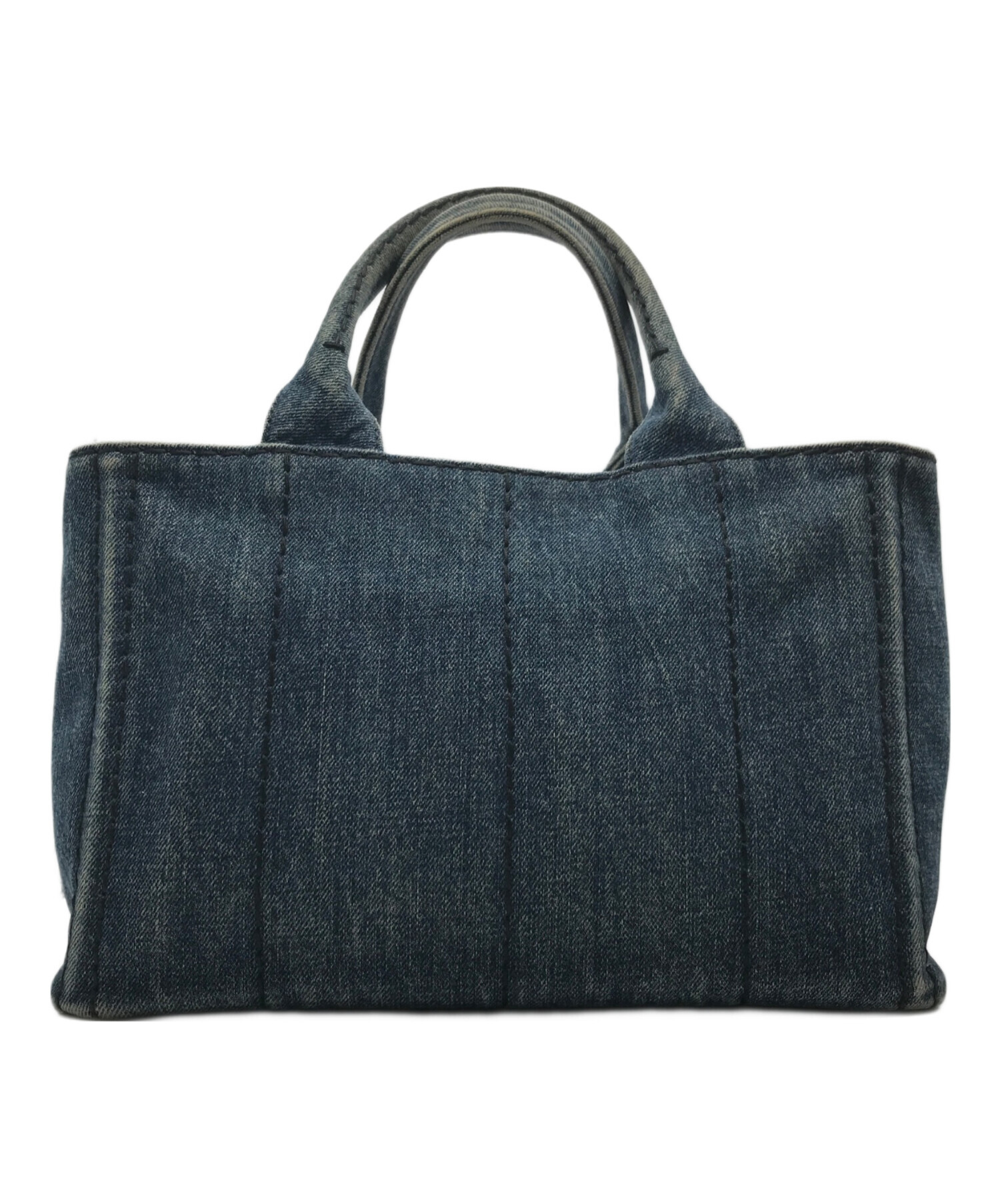 中古・古着通販】PRADA (プラダ) 2WAYトートバッグ ネイビー｜ブランド 