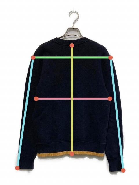 中古・古着通販】COACH (コーチ) 恐竜ワッペンセーター ネイビー