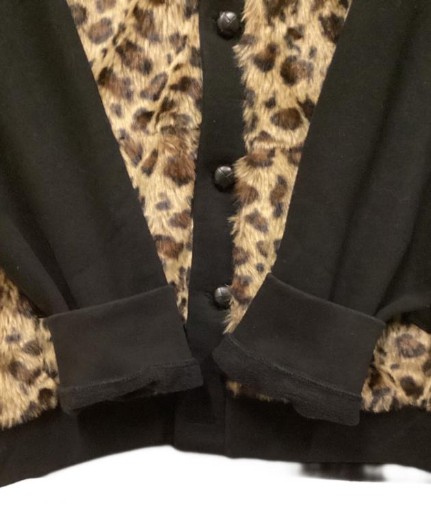 中古・古着通販】del mar (デルマー) レオパード切替カーディガン