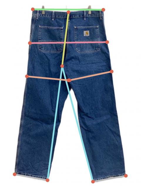 中古・古着通販】CarHartt (カーハート) SIMPLE PANT インディゴ