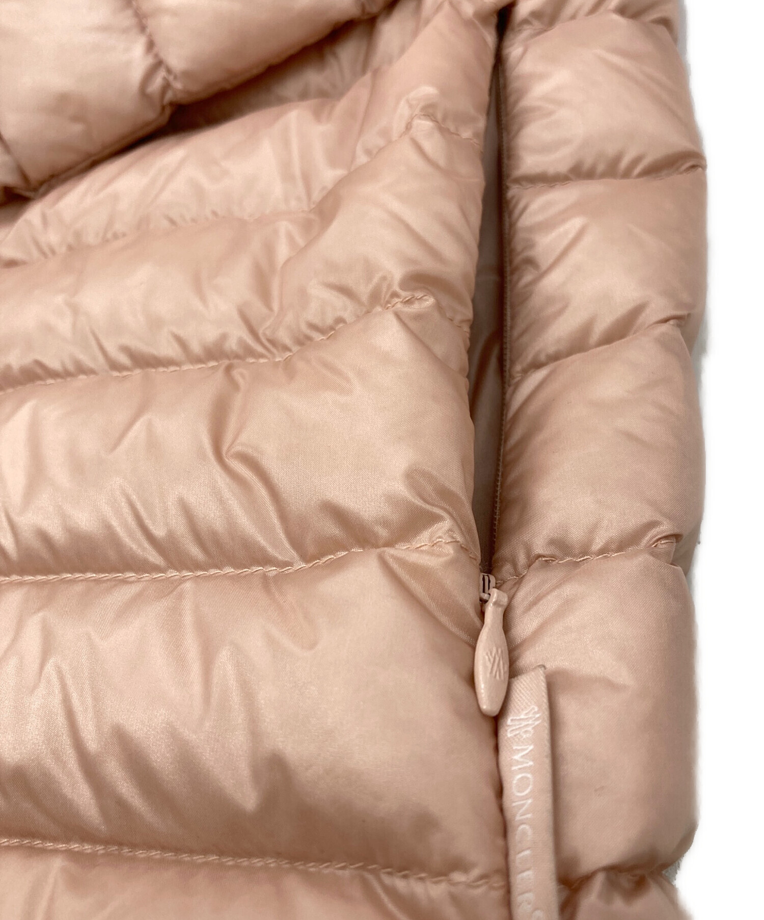 中古・古着通販】MONCLER (モンクレール) ノーカラーダウンジャケット 