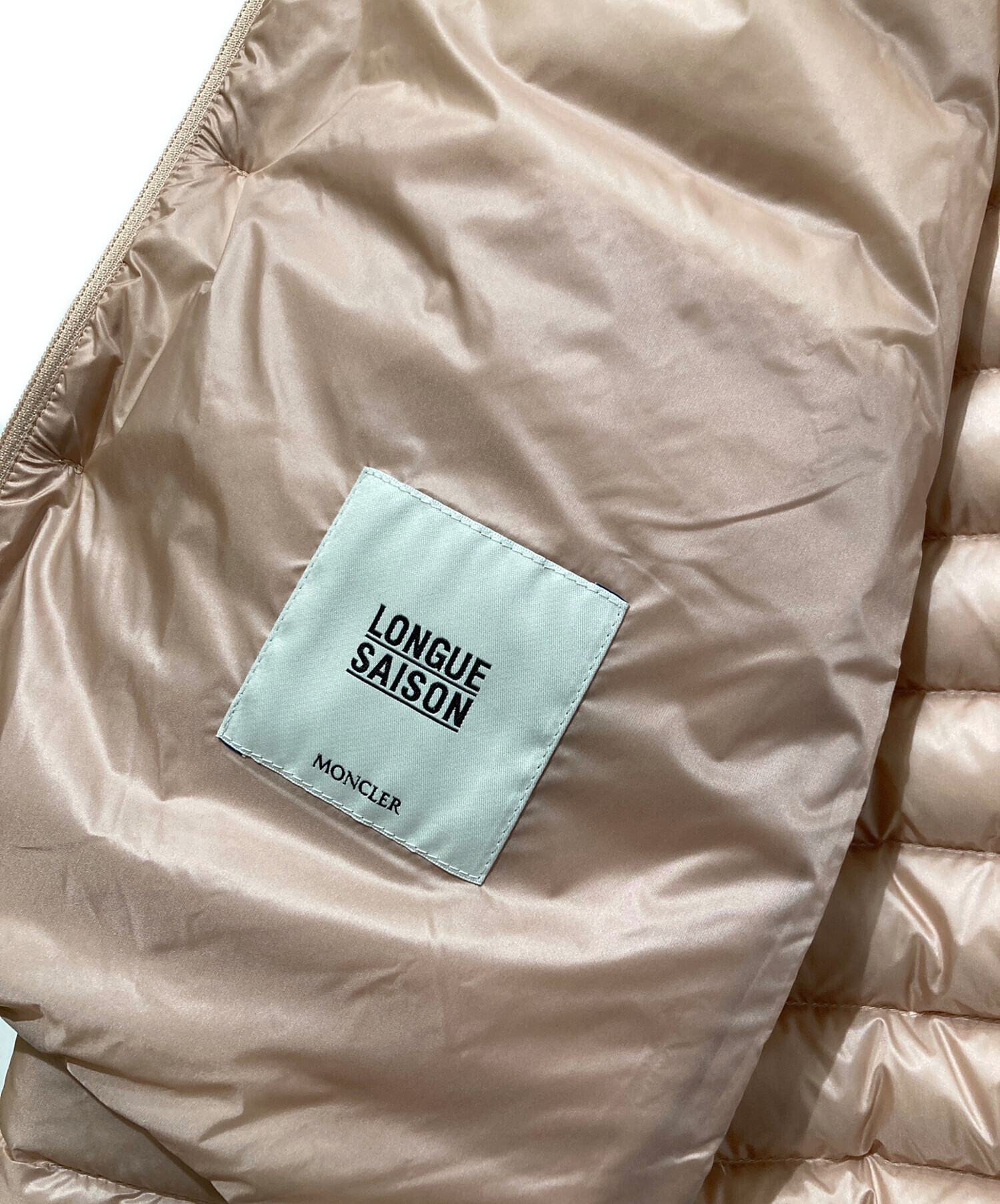 中古・古着通販】MONCLER (モンクレール) ノーカラーダウンジャケット 