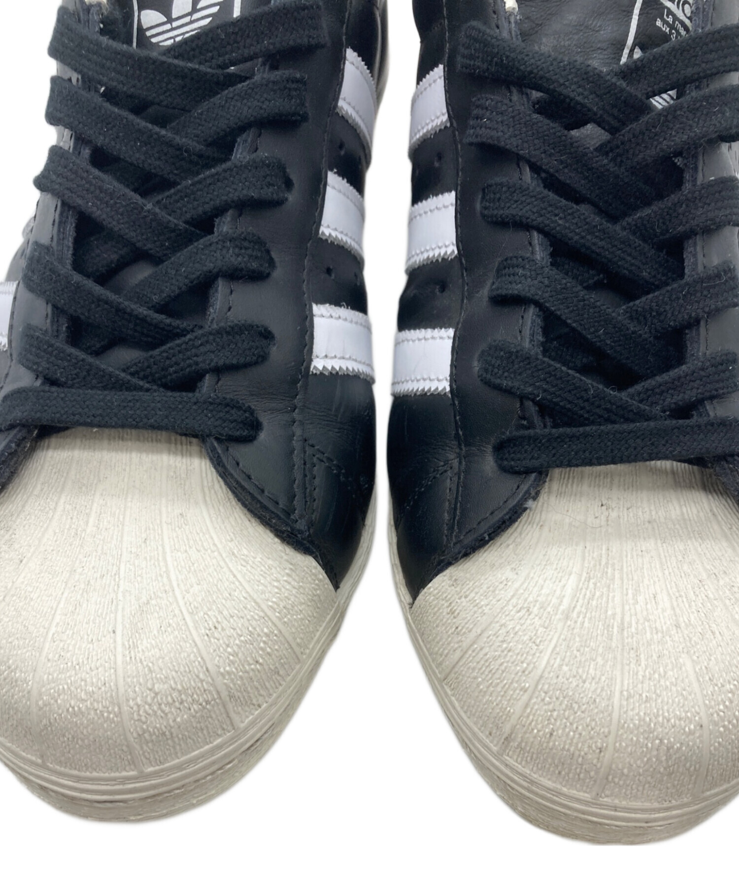 中古・古着通販】adidas (アディダス) Superstar 82 ブラック×ホワイト