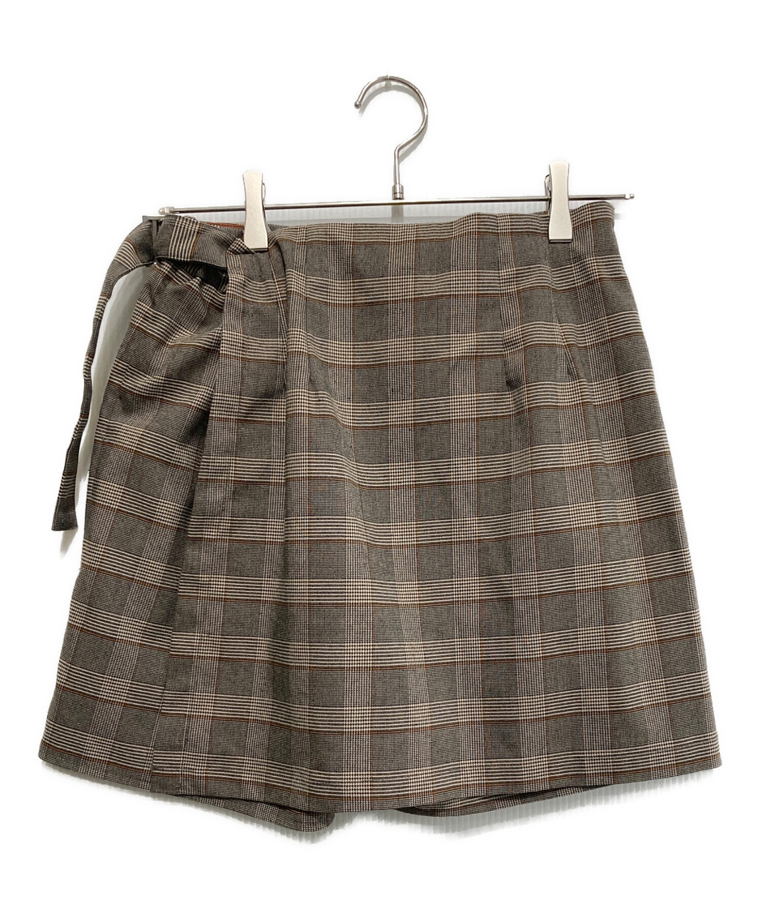 中古・古着通販】AMERI (アメリ) PUFF CHECK JACKET WITH SKIRT PANT