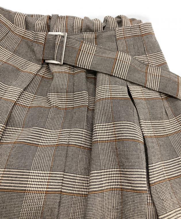 中古・古着通販】AMERI (アメリ) PUFF CHECK JACKET WITH SKIRT PANT