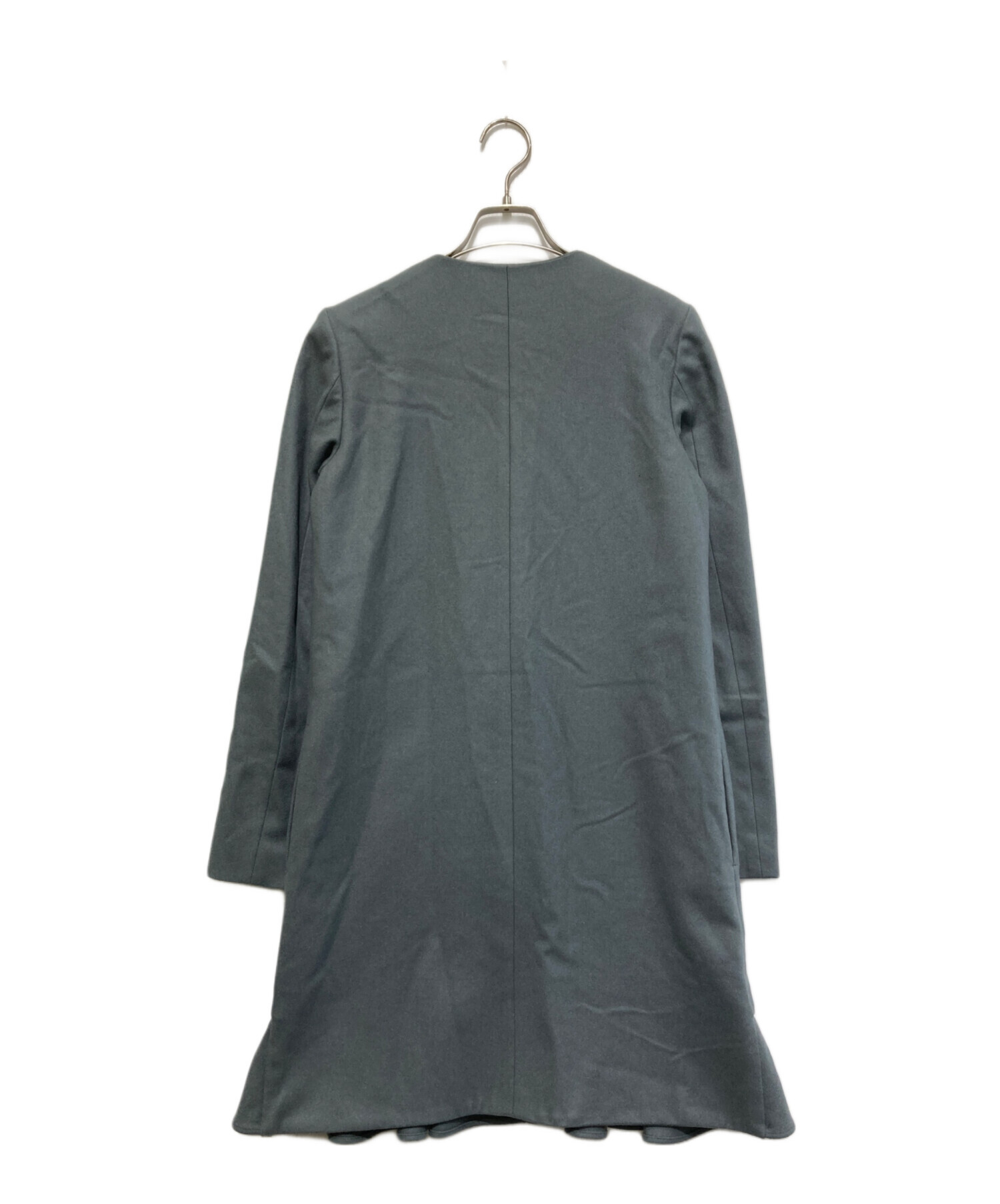 YOKO CHAN ノーカラーコート 中古・古着通販】YOKO CHAN (ヨーコチャン) ノーカラーコート ブラック