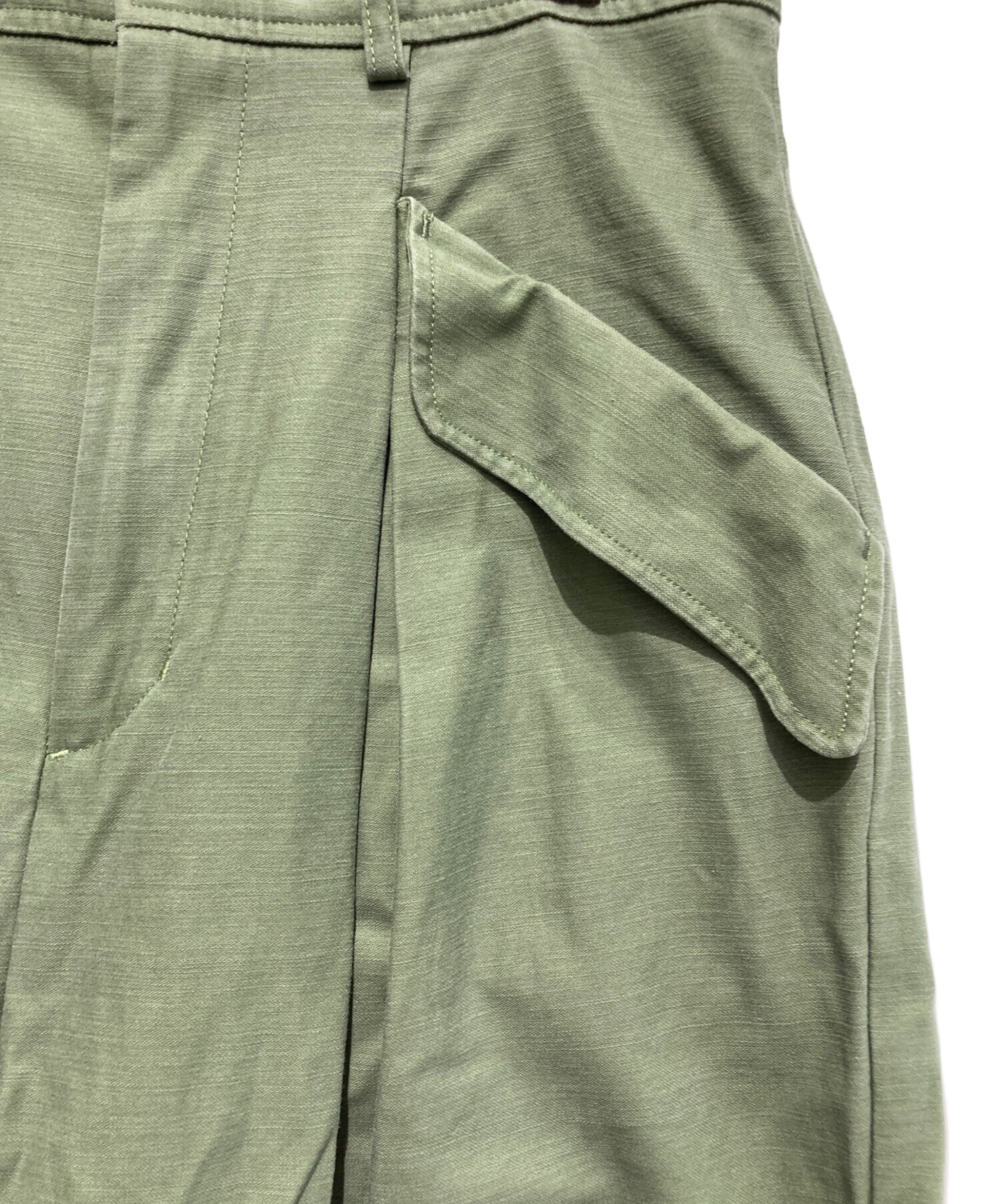 中古・古着通販】St.cecilia (セントセシリア) フラップワイドパンツ