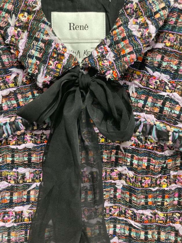 中古・古着通販】Rene (ルネ) ツイードジャケット マルチカラー サイズ