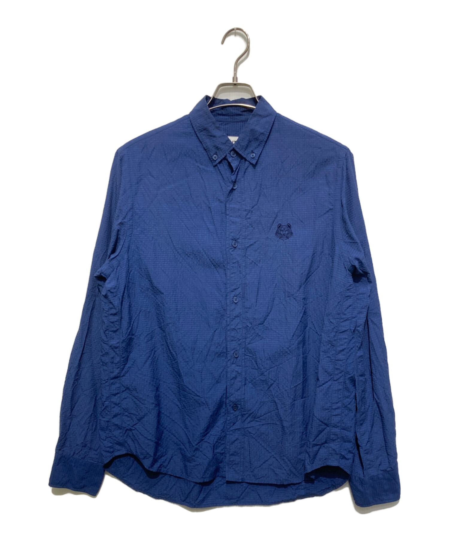 中古・古着通販】KENZO (ケンゾー) 長袖シャツ ネイビー サイズ:15 1/4 
