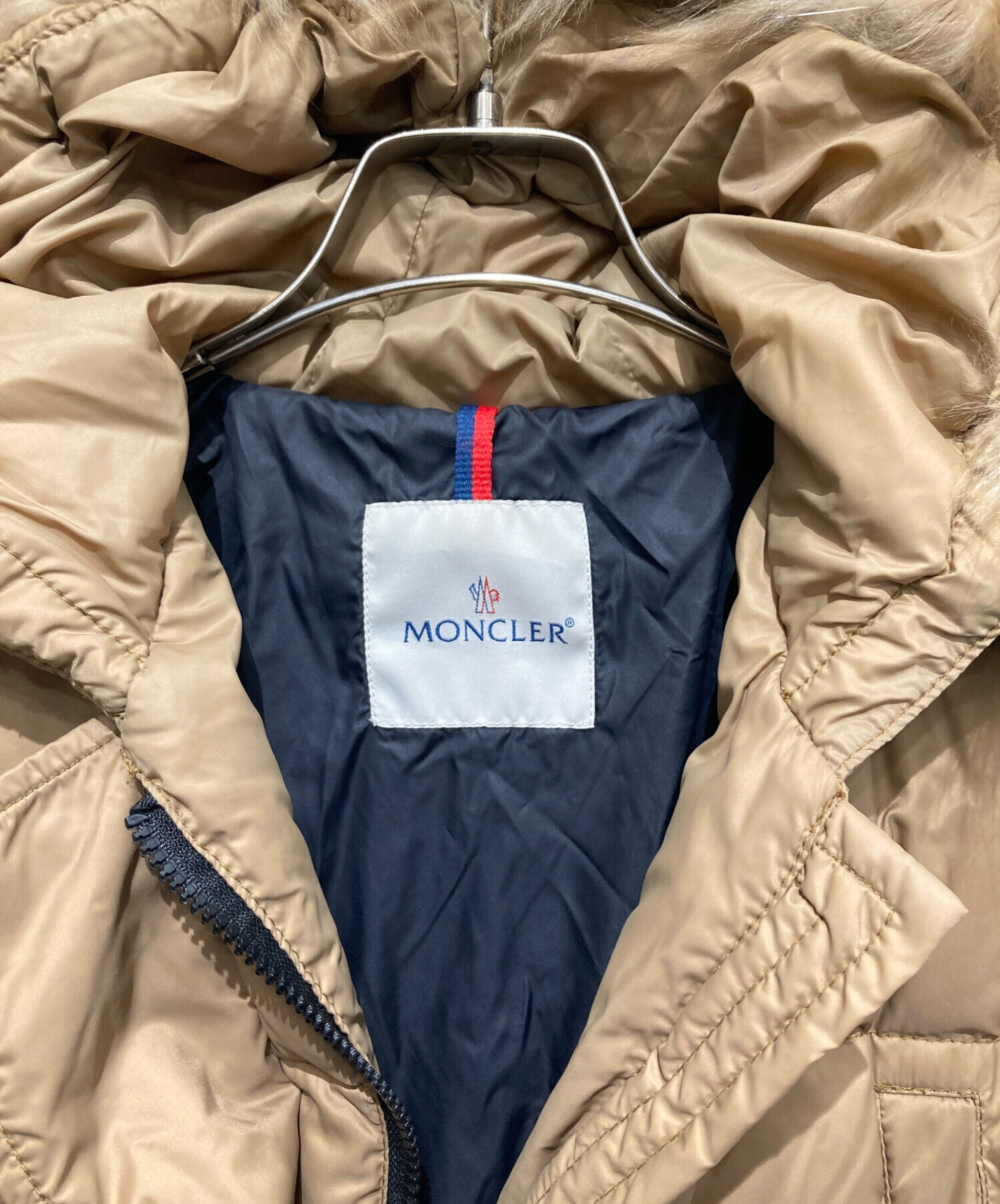 中古・古着通販】MONCLER (モンクレール) ダウンジャケット ブラウン