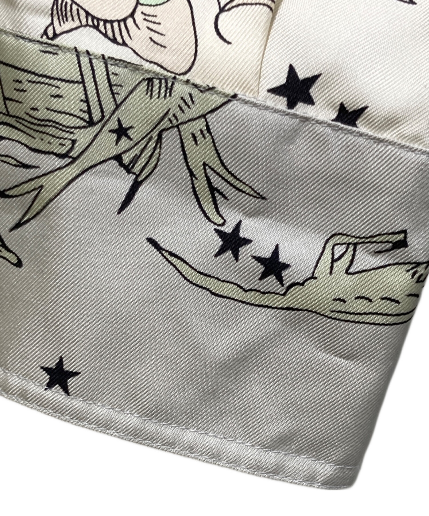 中古・古着通販】HERMES (エルメス) 星座柄シルクシャツ