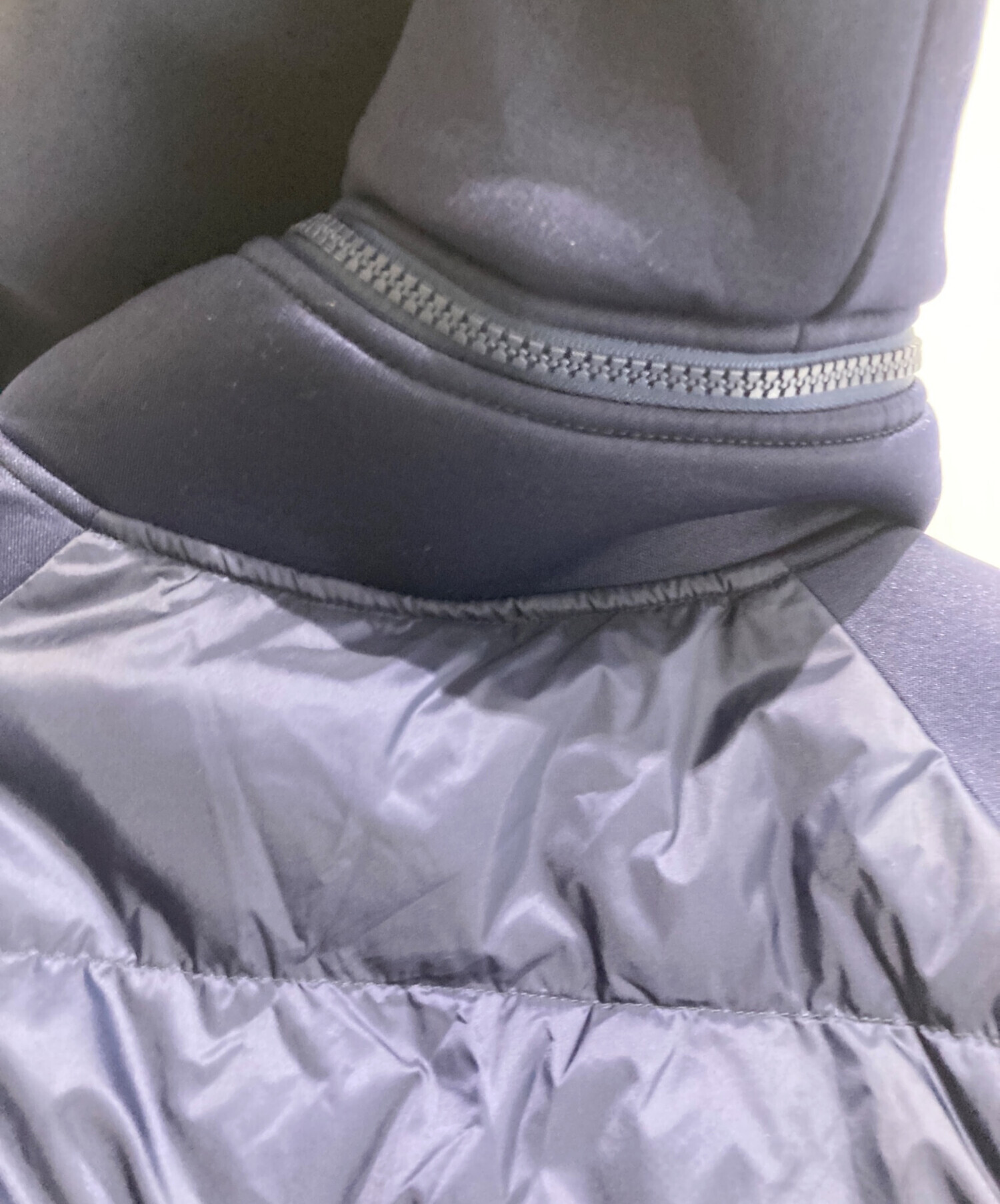 中古・古着通販】muta (ムータ) 切替ダウンベスト ネイビー サイズ:F