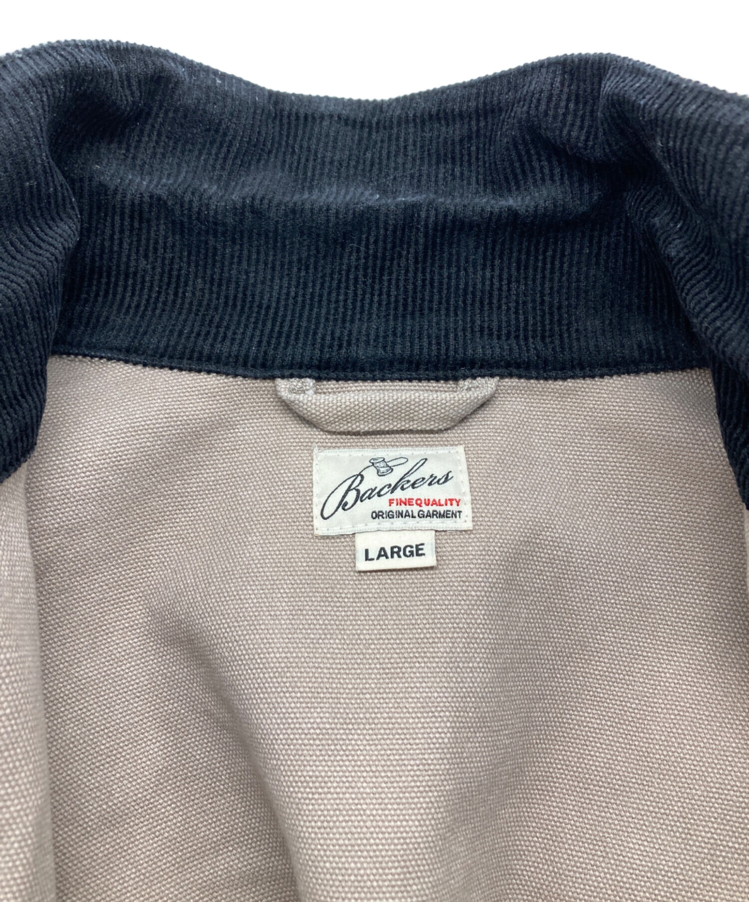 中古・古着通販】BACKERS (バッカーズ) デトロイトジャケット ベージュ
