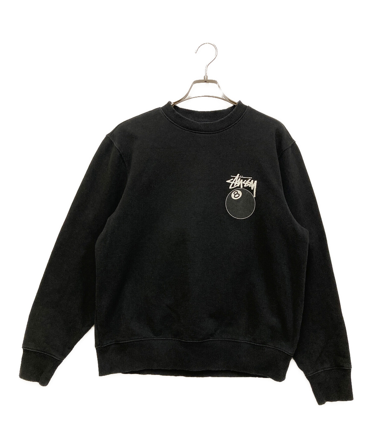 中古・古着通販】stussy (ステューシー) 8ボールスウェット ブラック 