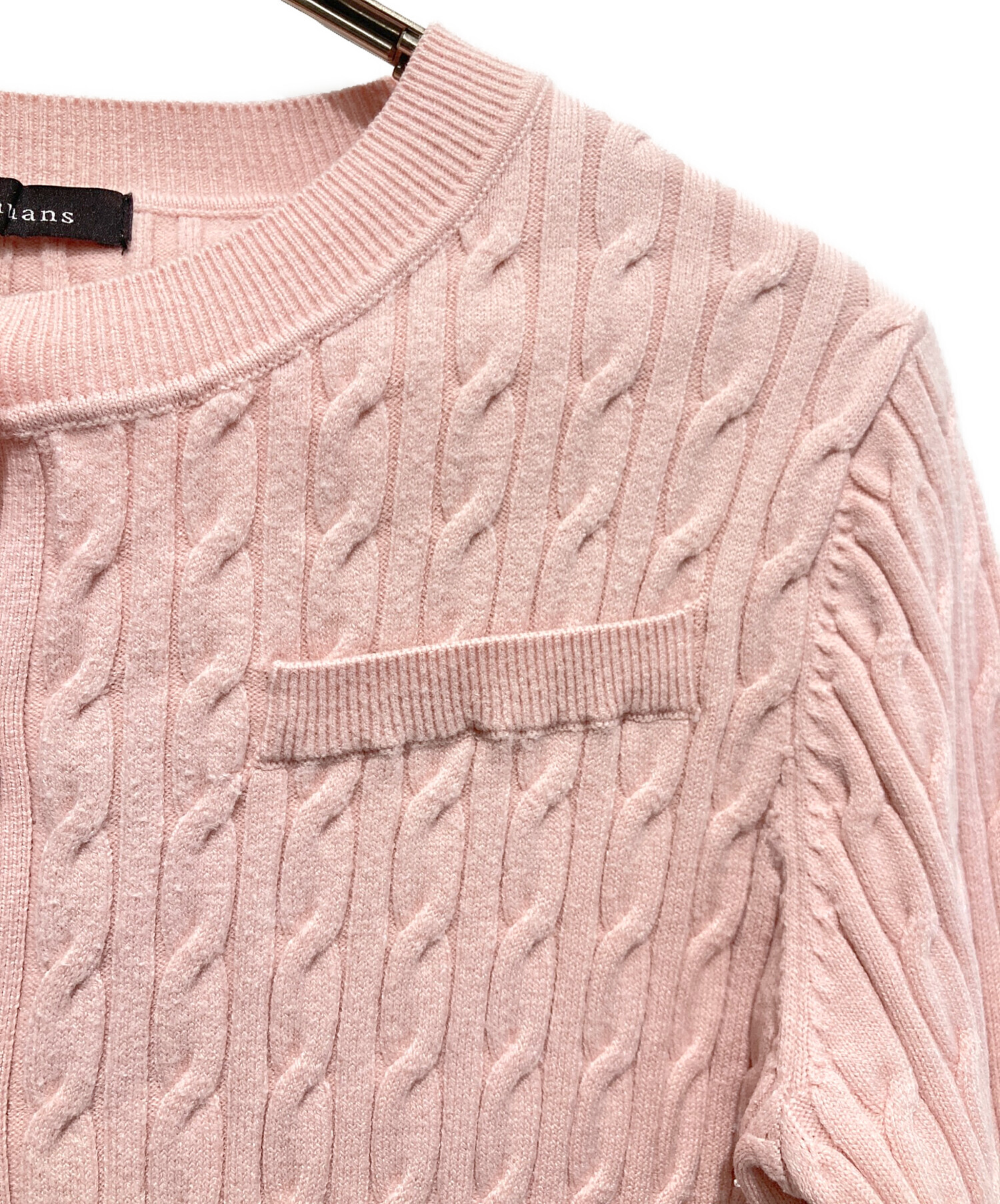 中古・古着通販】anuans (アニュアンス) リトルケーブルニット