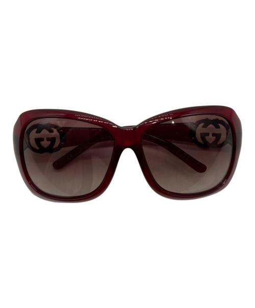 中古・古着通販】GUCCI (グッチ) サングラス レッド サイズ:60□14 120