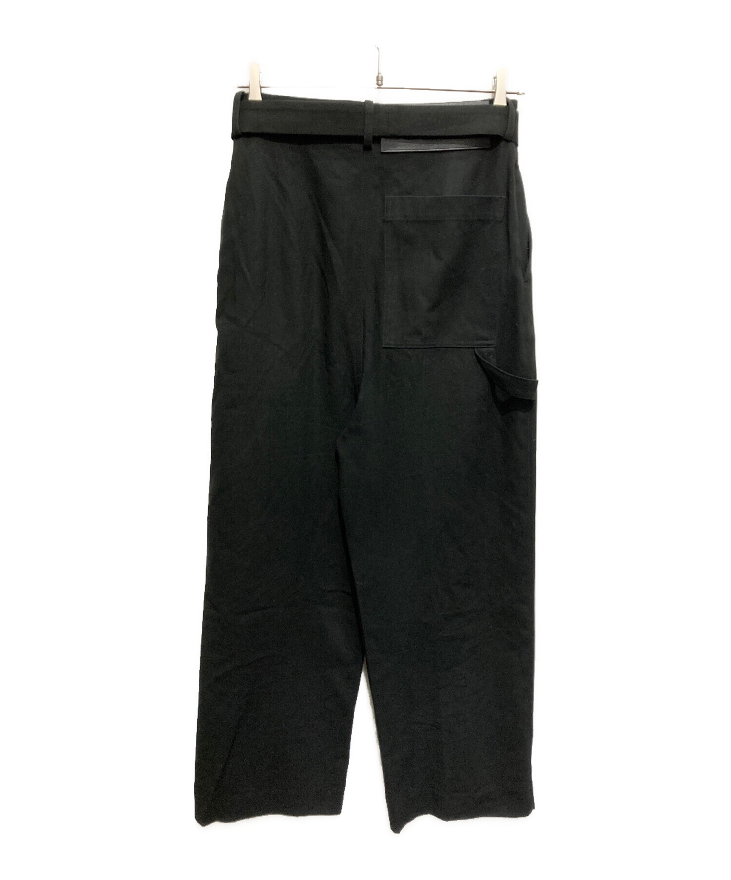 中古・古着通販】LOEWE (ロエベ) ロークロッチトラウザーズ ブラック