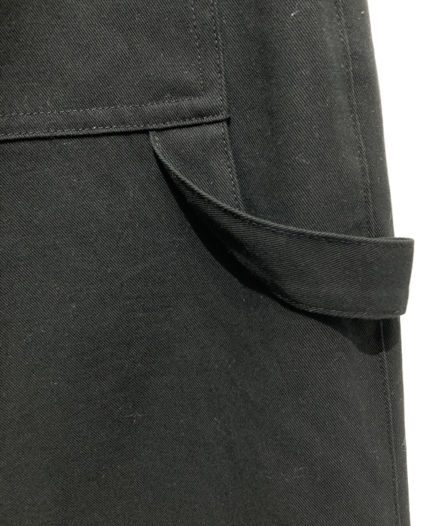 中古・古着通販】LOEWE (ロエベ) ロークロッチトラウザーズ ブラック
