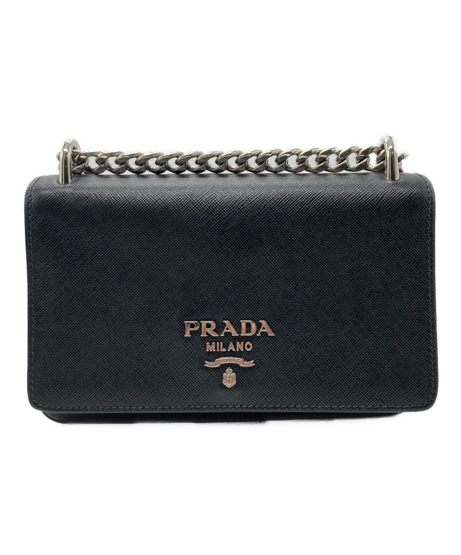 中古・古着通販】PRADA (プラダ) チェーンショルダーバッグ NERO 