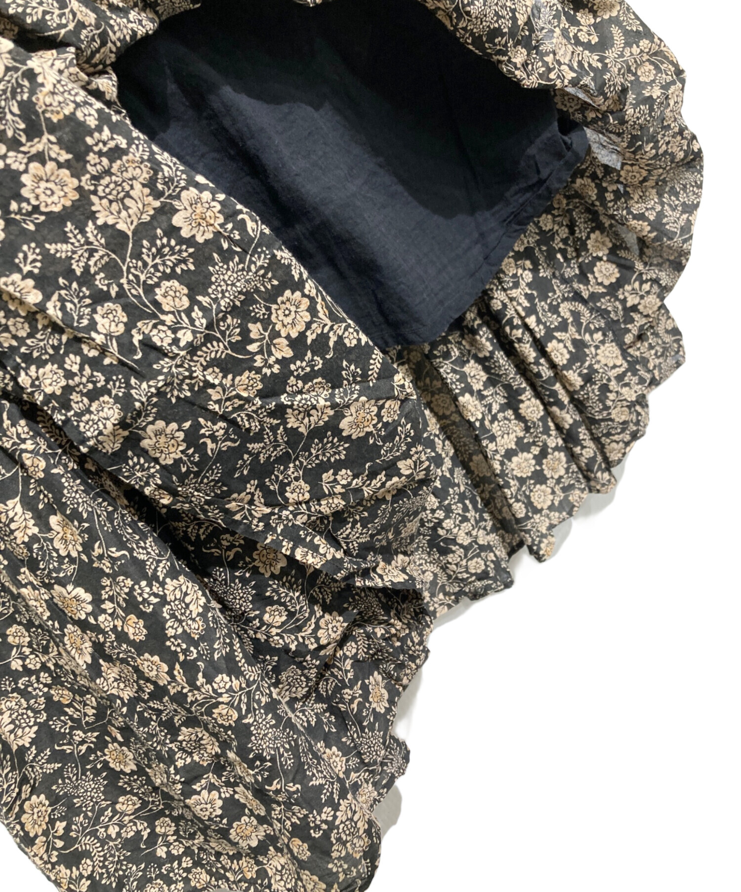 中古・古着通販】ne quittez pas (ヌキテパ) インド綿花柄フレア