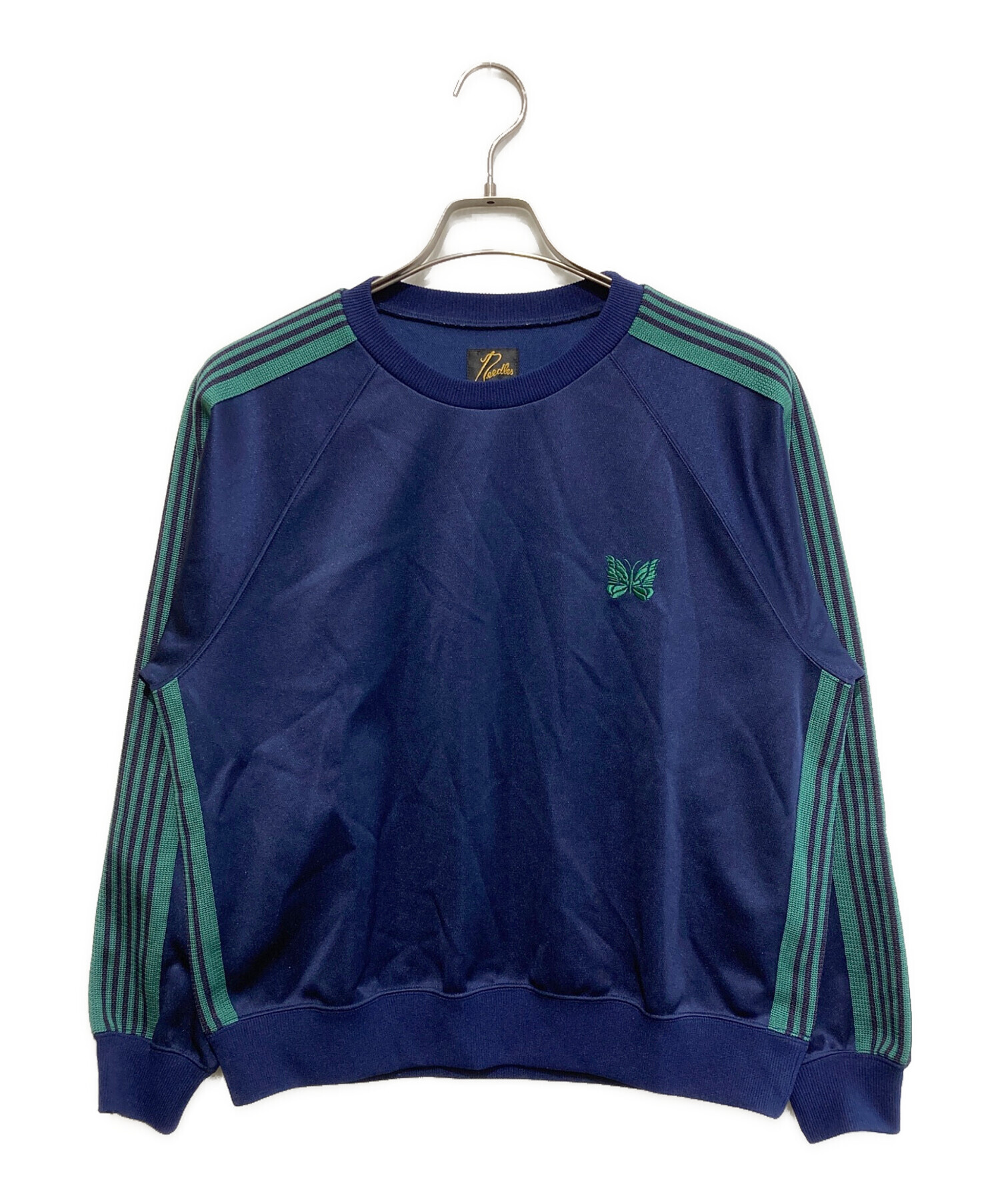 中古・古着通販】Needles (ニードルズ) Track Crew Neck Shirt Poly 