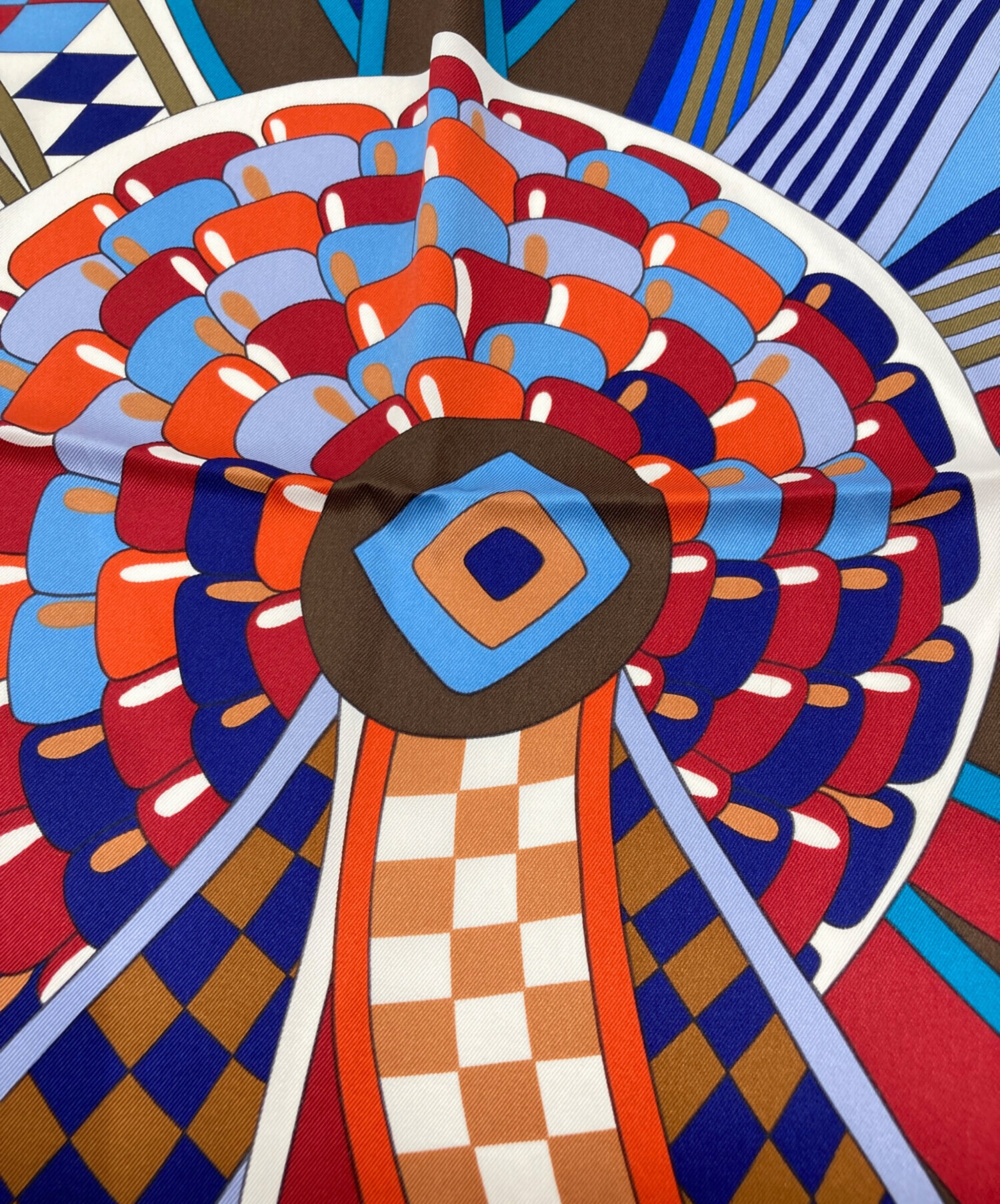 中古・古着通販】HERMES (エルメス) カレ70 オレンジ｜ブランド・古着