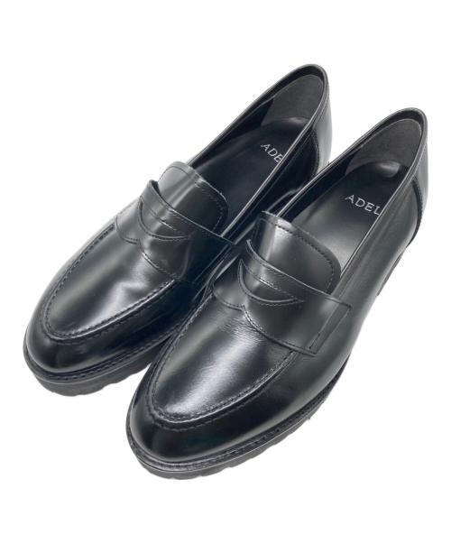 中古・古着通販】ADELO (アデロ) ローファー ブラック サイズ:26