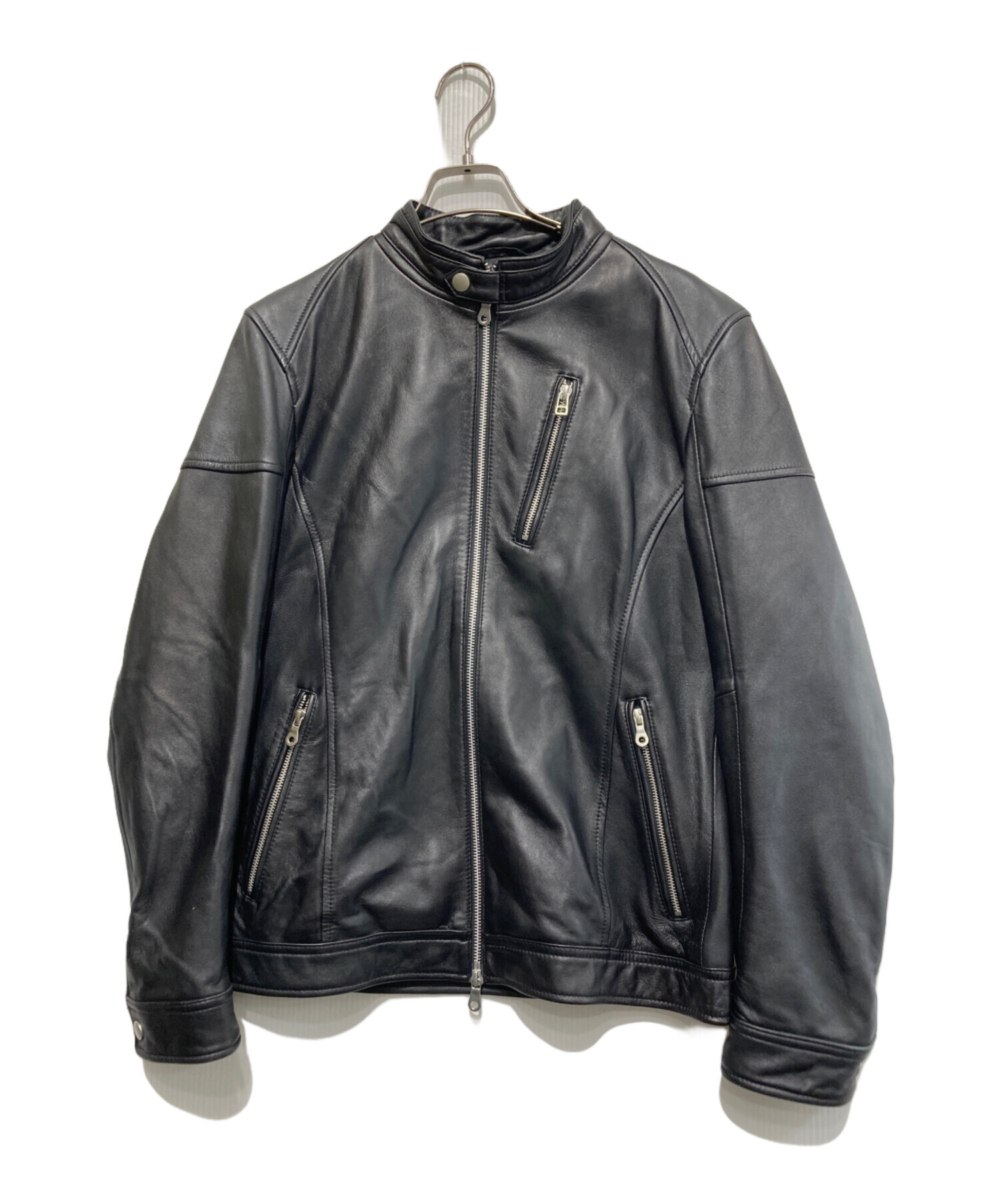 MIND BLOW 本革 レザージャケット ライダース 黒 L 美品 シングル 中古・古着通販】MIND BLOW (マインドブロー) シングルライダース