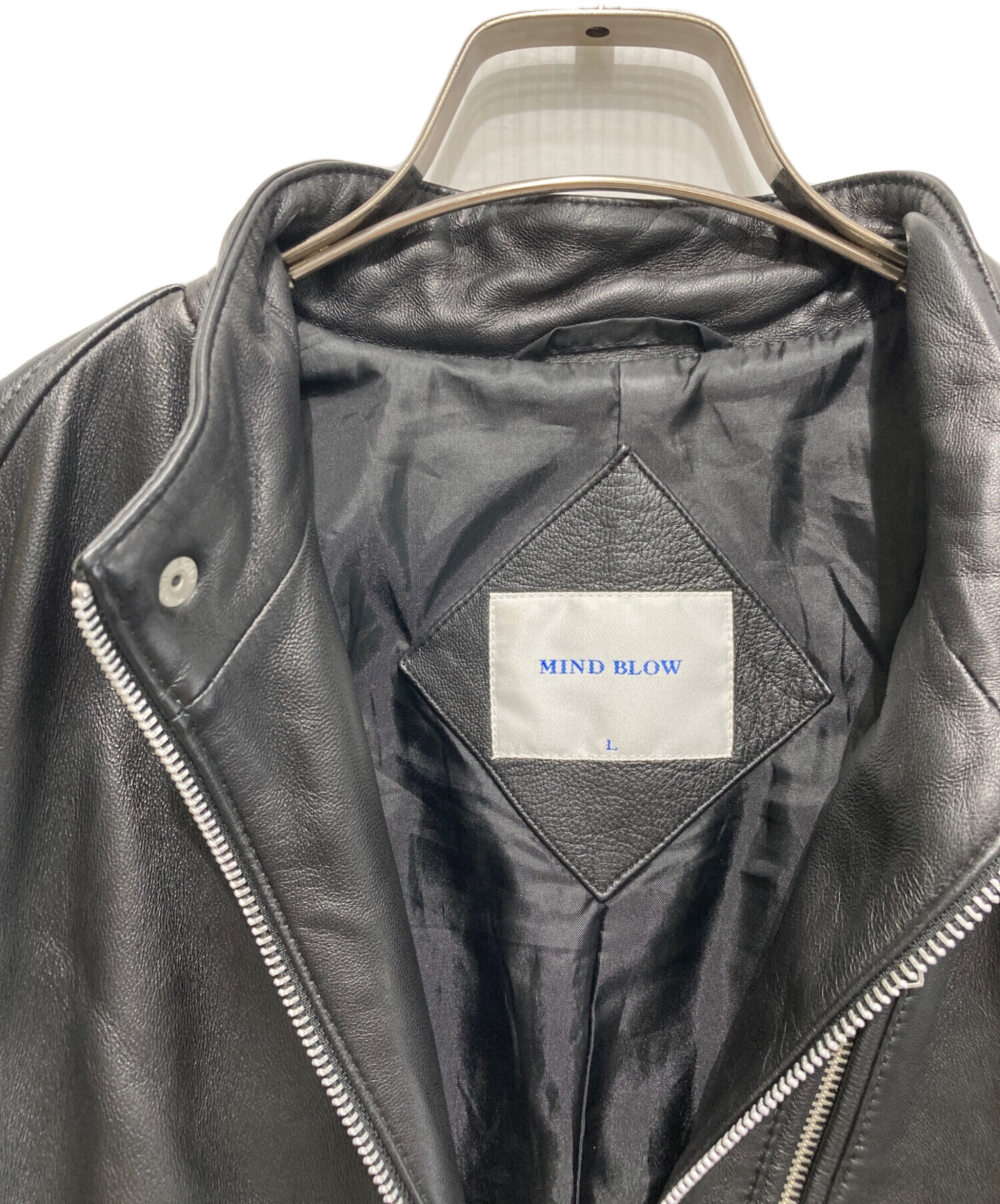 中古・古着通販】MIND BLOW (マインドブロー) シングルライダース