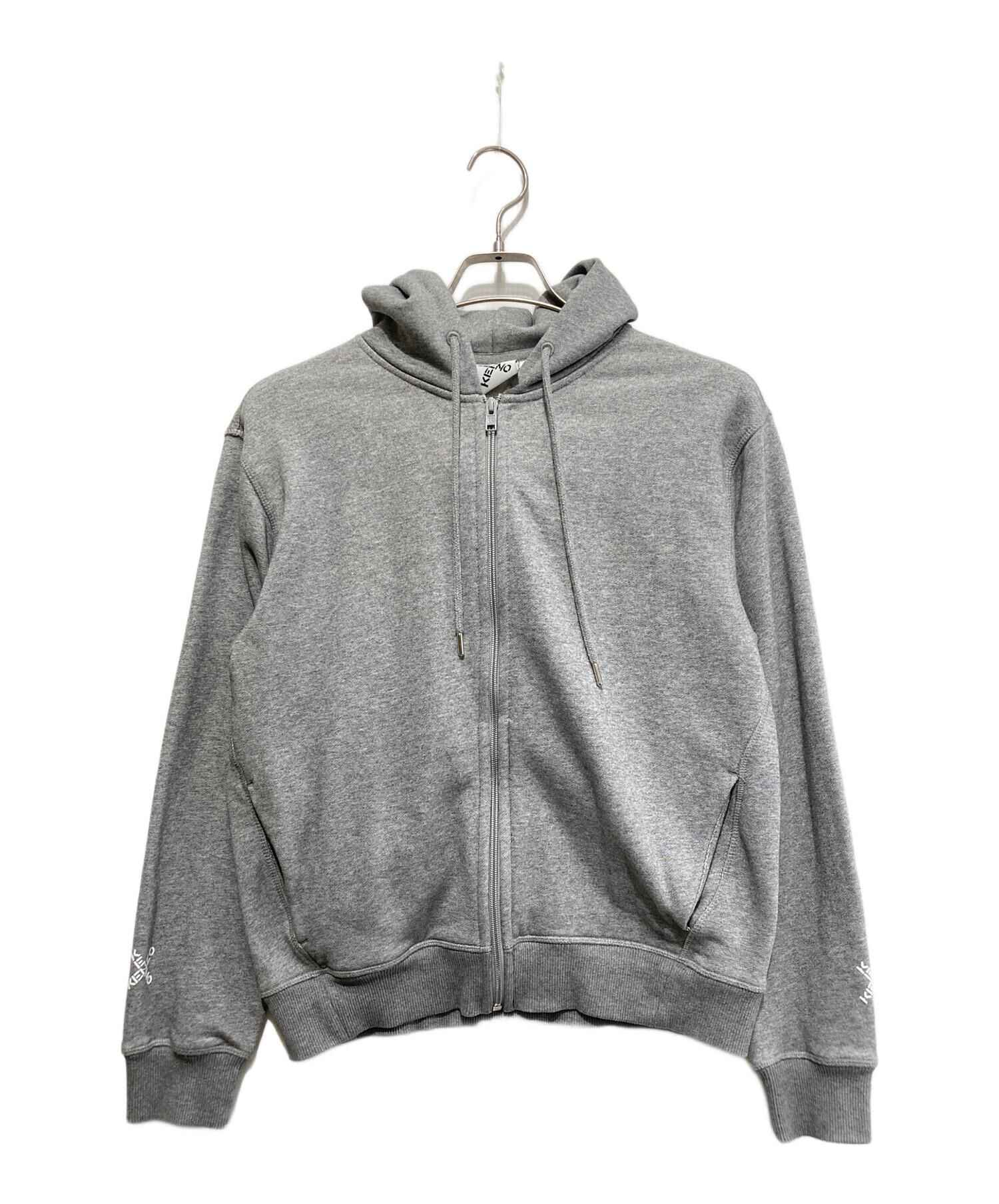 中古・古着通販】KENZO (ケンゾー) ジップパーカー グレー サイズ:S 