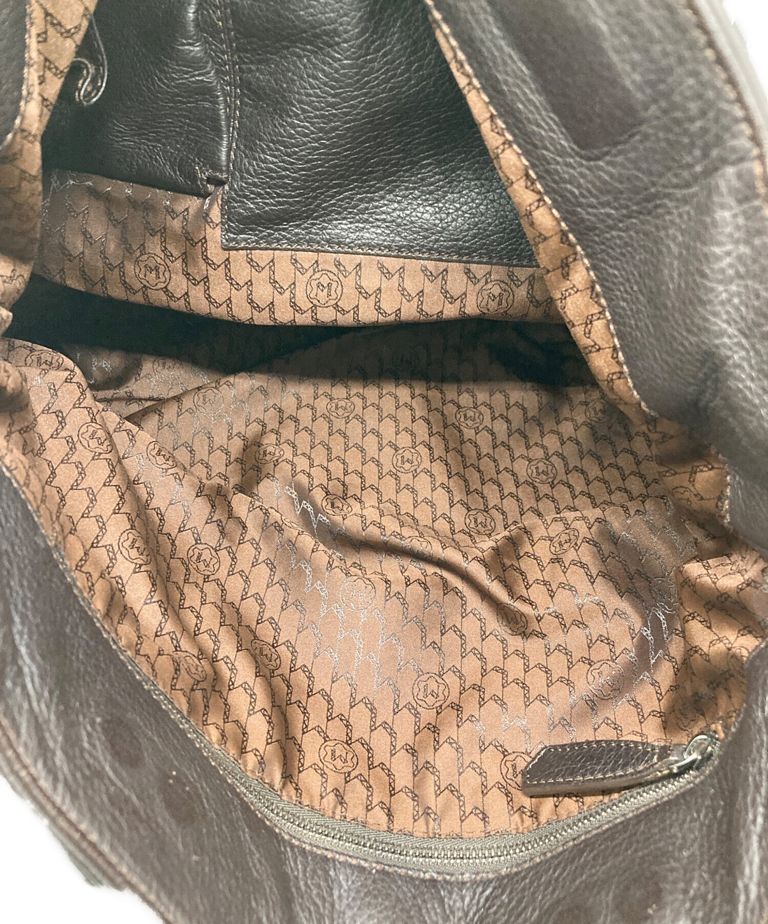 中古・古着通販】MONTBLANC (モンブラン) レザートートバッグ ブラウン 